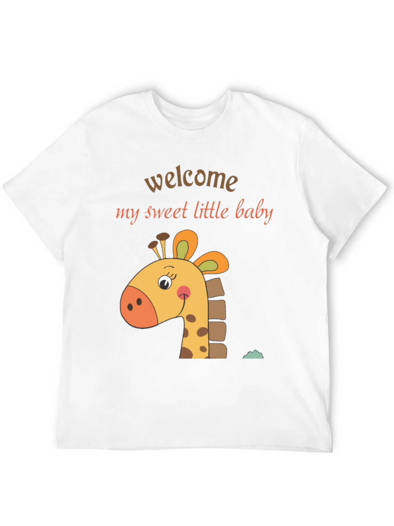Black Welcome Baby Giraffe Tee view 12