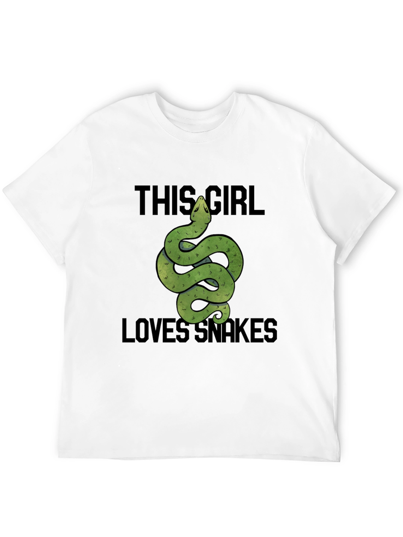 This Girl Loves Snakes T-Shirt - Reptile Lover Tee - 12