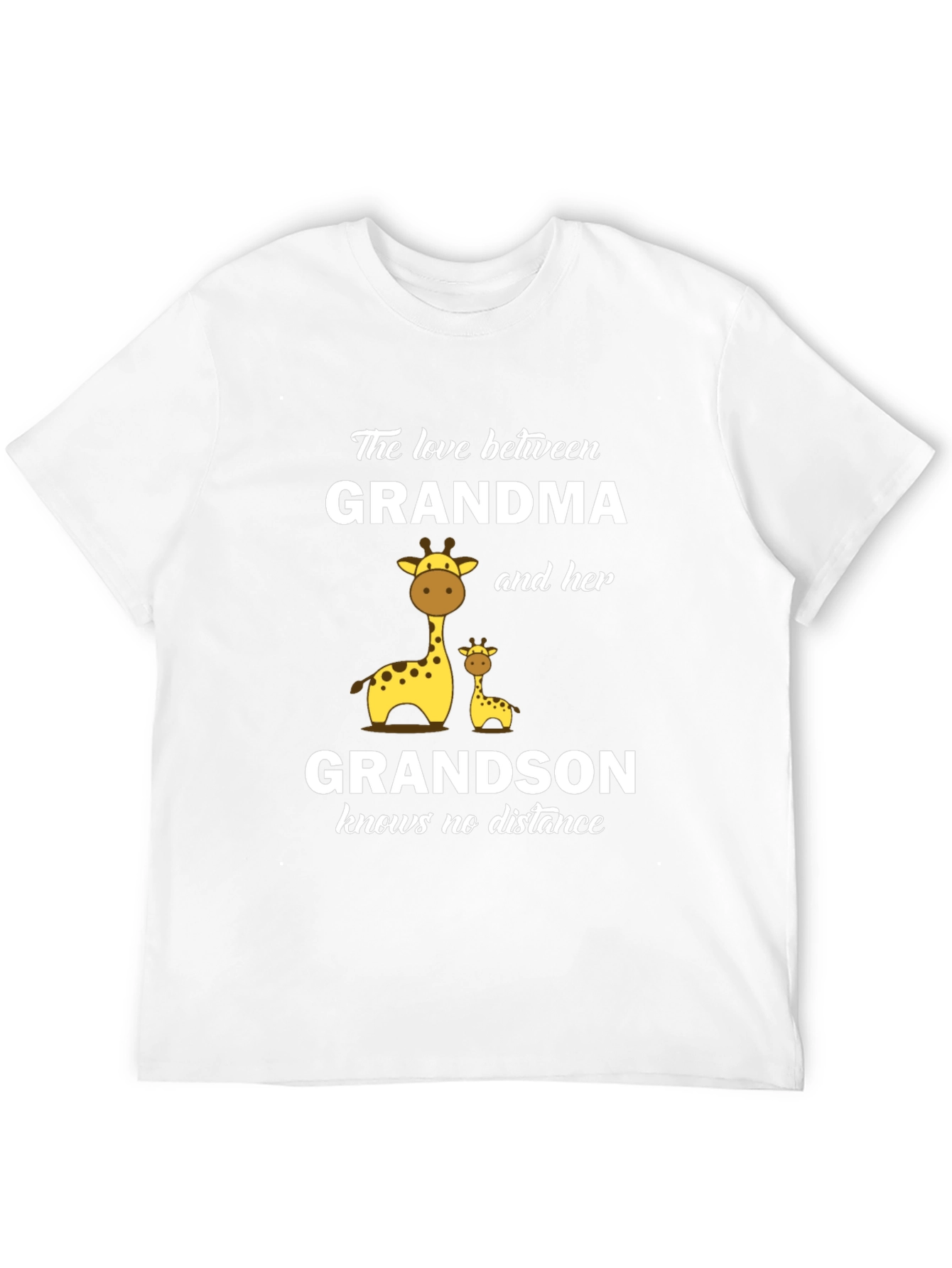 Black Grandma and Grandson Giraffe T-Shirt view 12