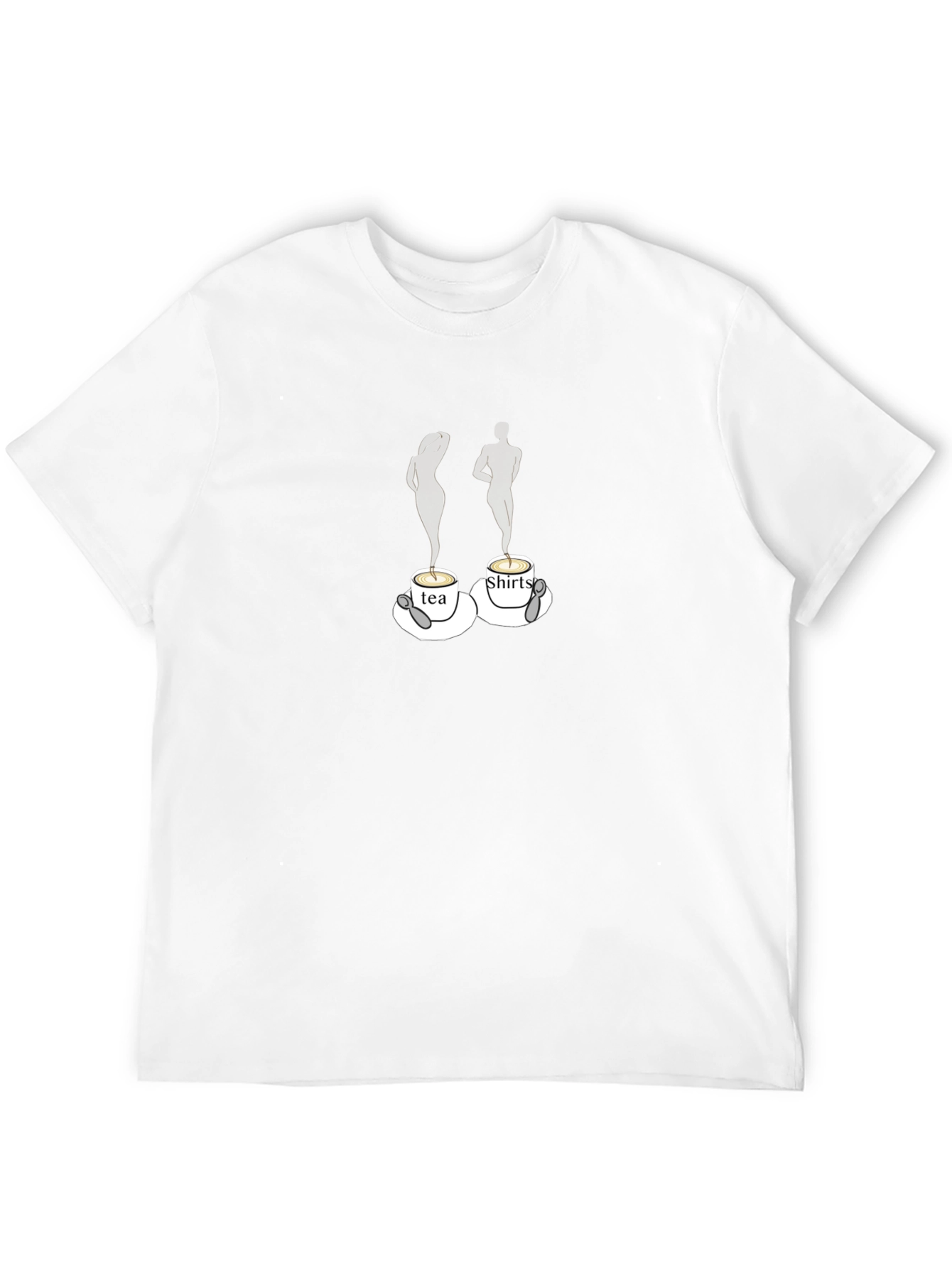 Black Tea Shirts Humor Graphic T-Shirt view 12