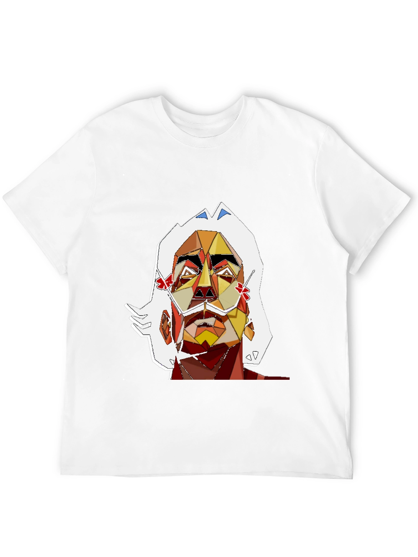 Black Geometric Salvador Dali Graphic T-Shirt - Unique Art Tee view 12