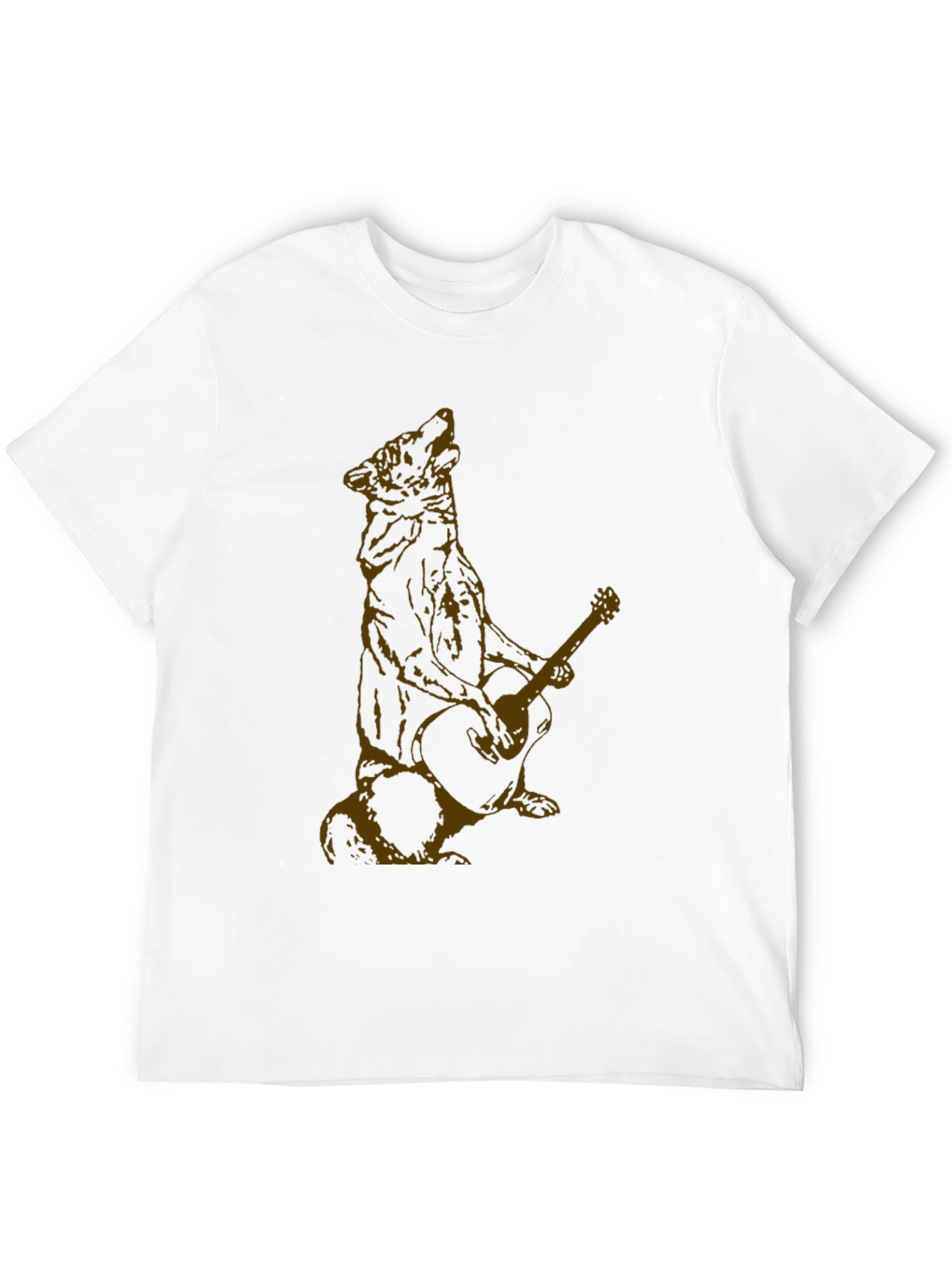 Black Wolf Guitarist Graphic Tee view 12