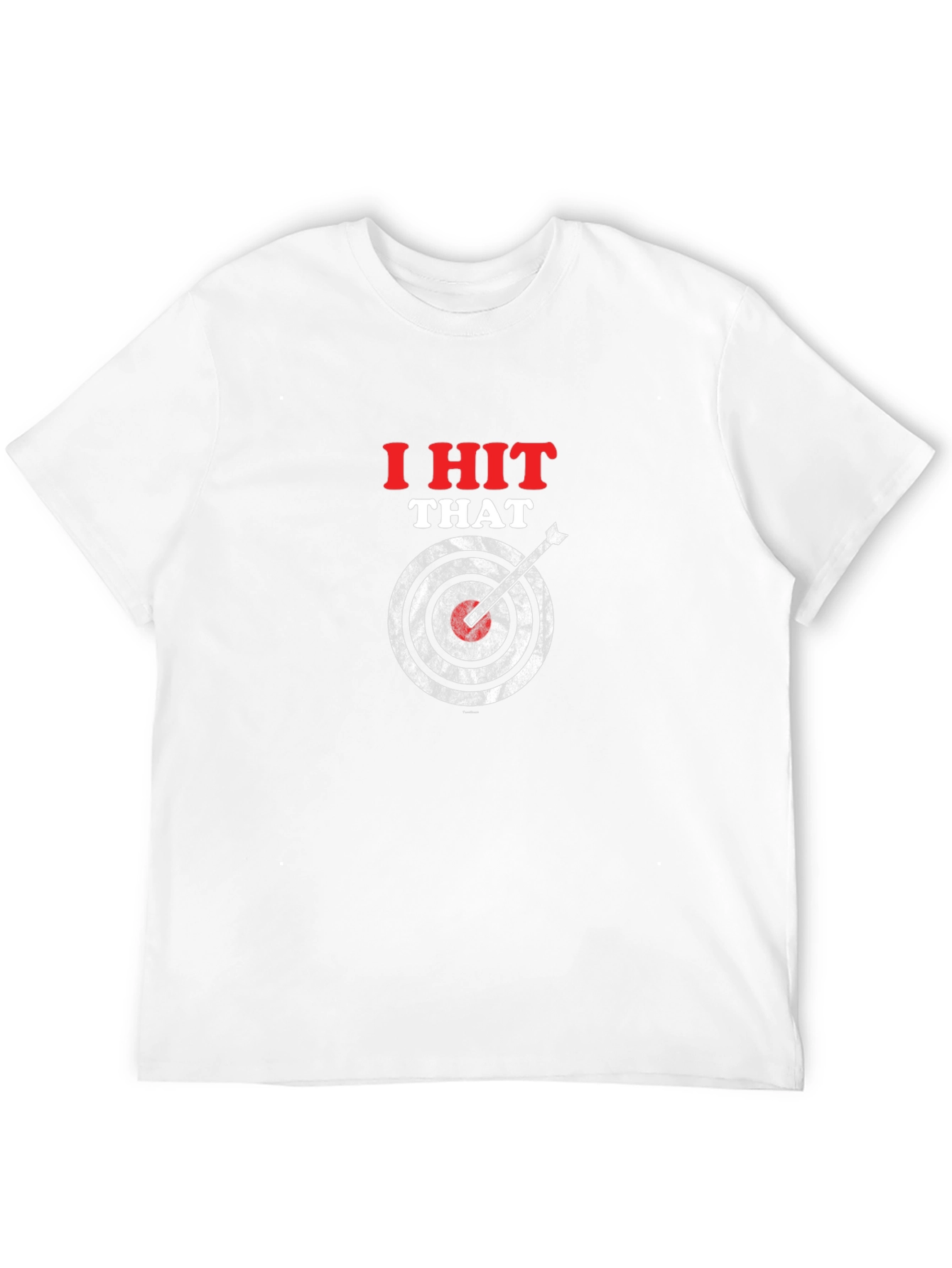 Black I Hit That T-Shirt - Funny Target Graphic Tee view 12