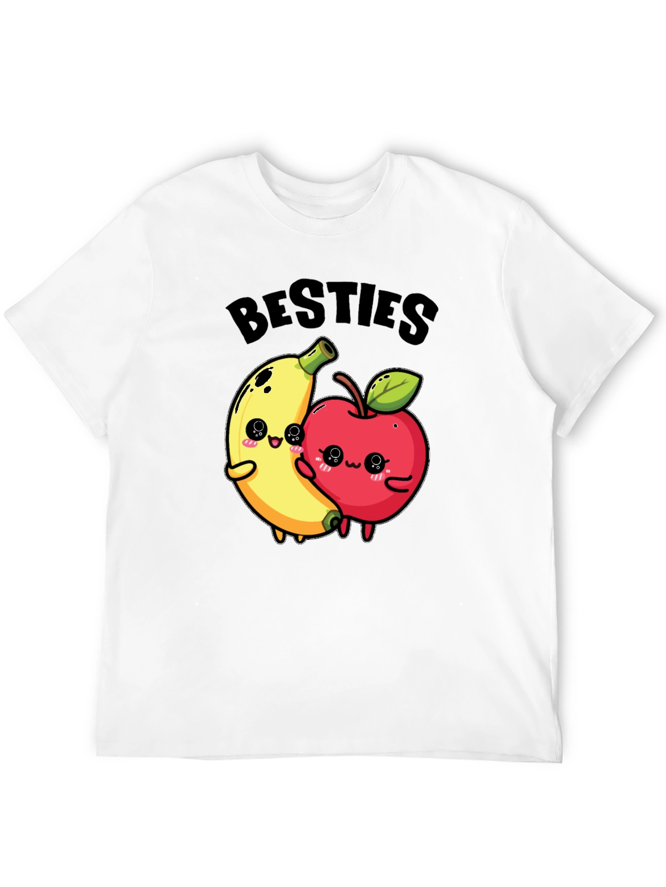 Besties Banana & Apple Graphic T-Shirt - 12