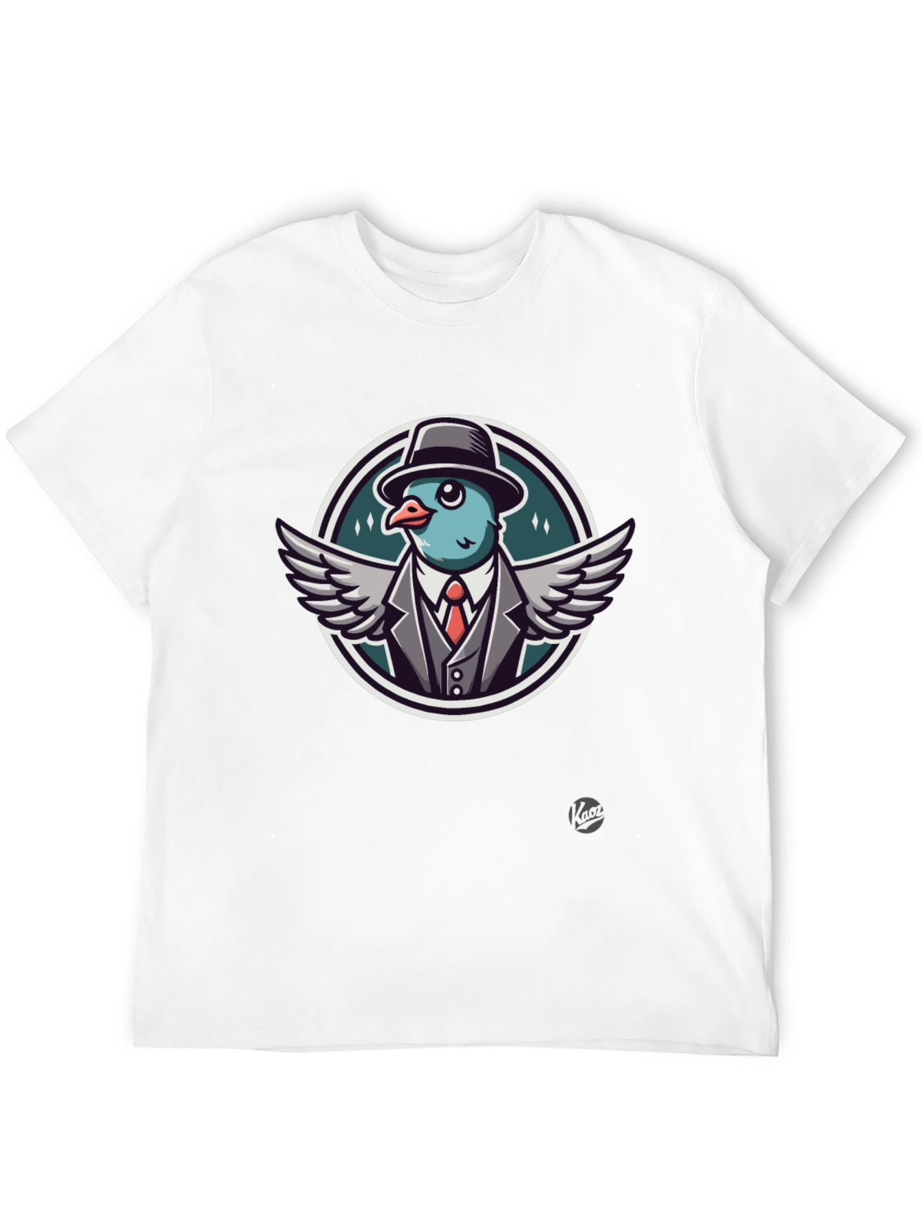 Black Pigeon Gangster T-Shirt view 12