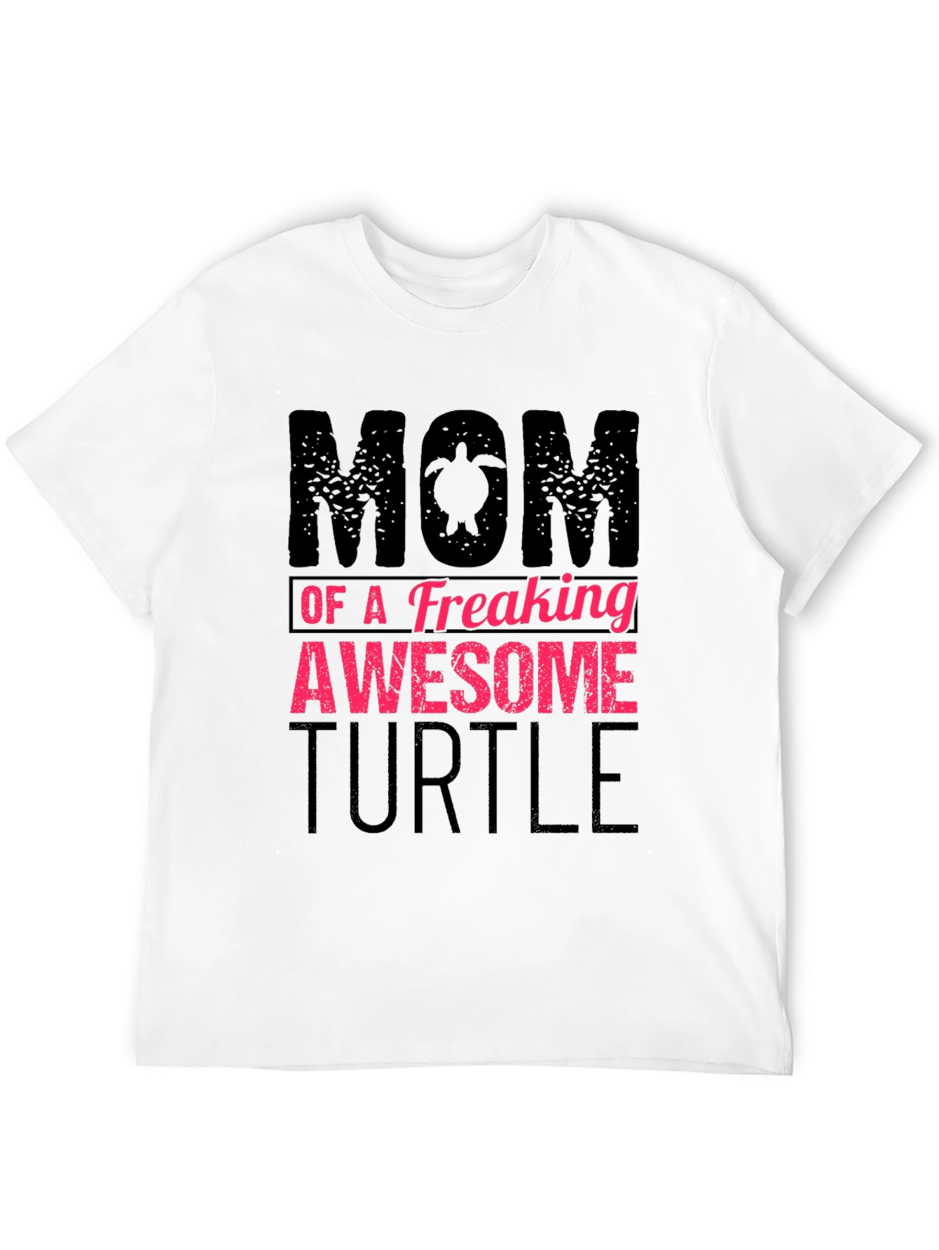 Black Mom of a Freaking Awesome Turtle T-Shirt view 12