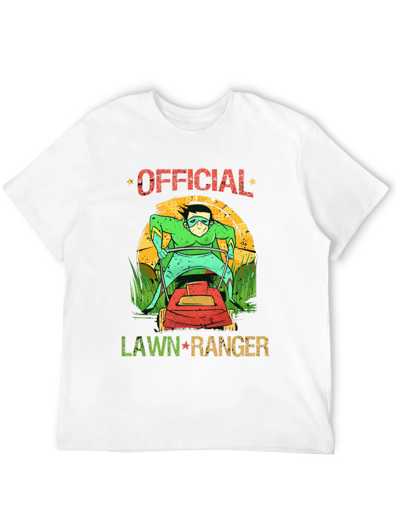 Black Official Lawn Ranger Graphic T-Shirt view 12