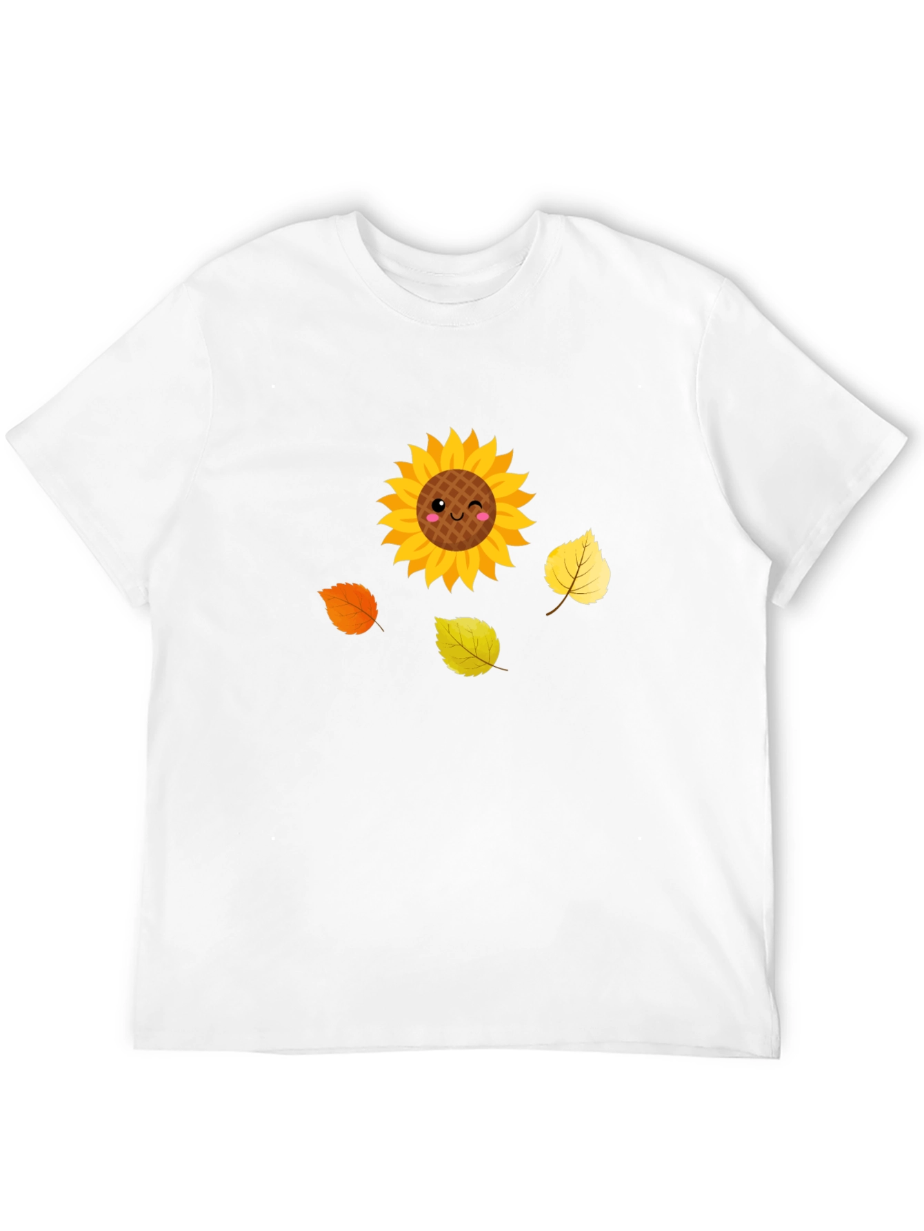 Black Cute Sunflower Graphic Tee - Black view 12
