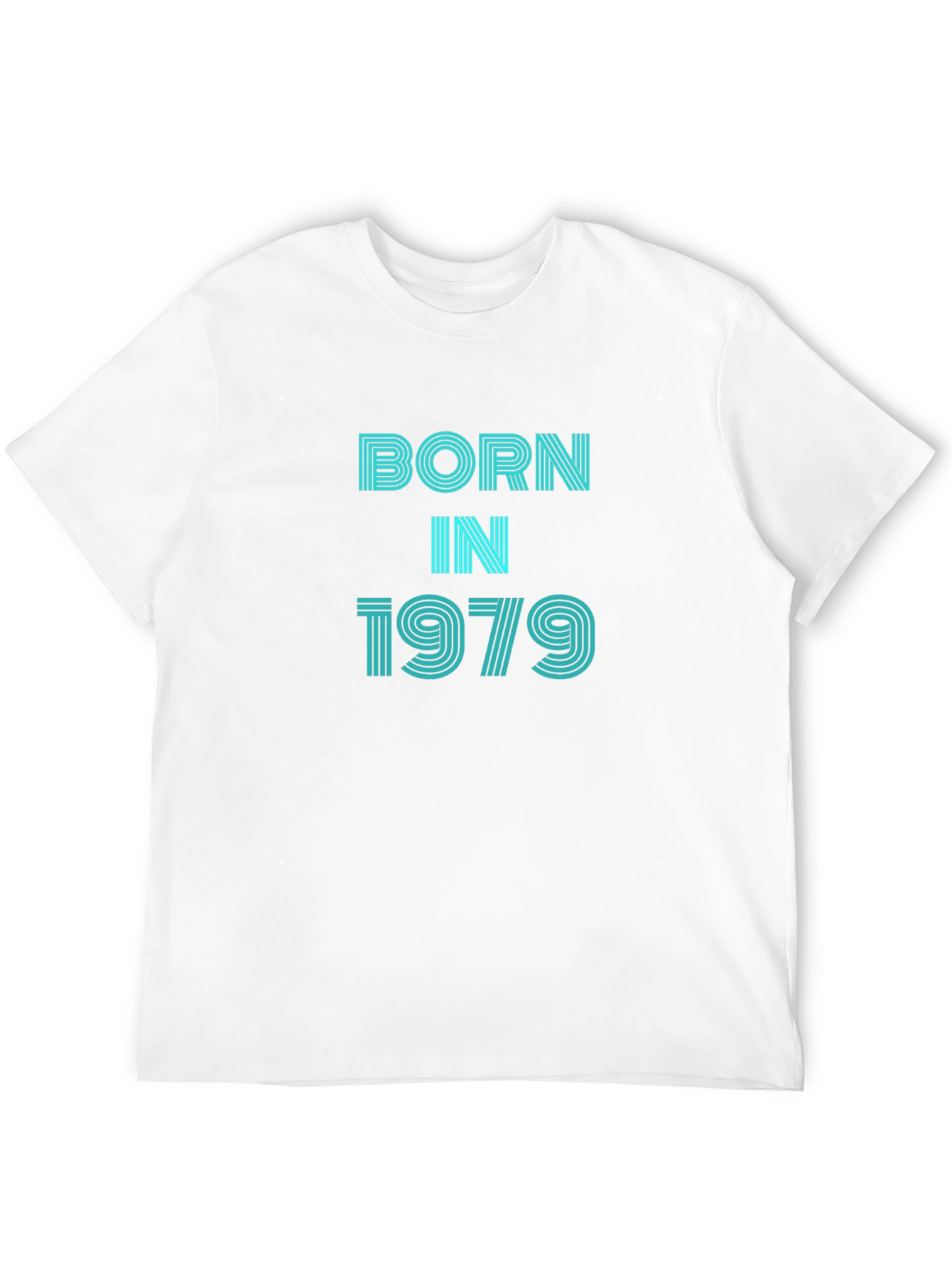 Black Born in 1979 Graphic Tee - Retro Birthday T-Shirt view 12