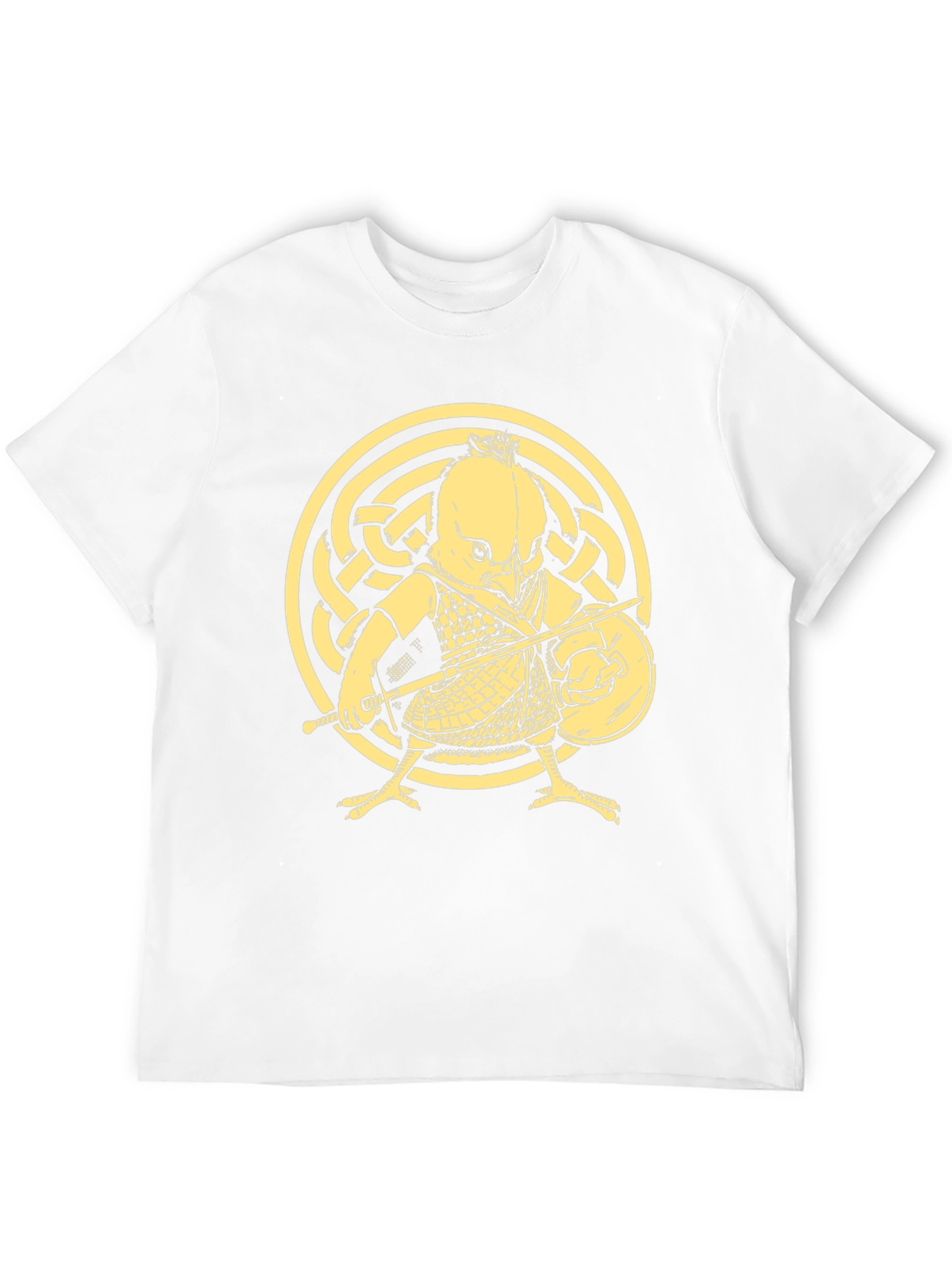 Black Black T-Shirt with Warrior Chicken Graphic view 12