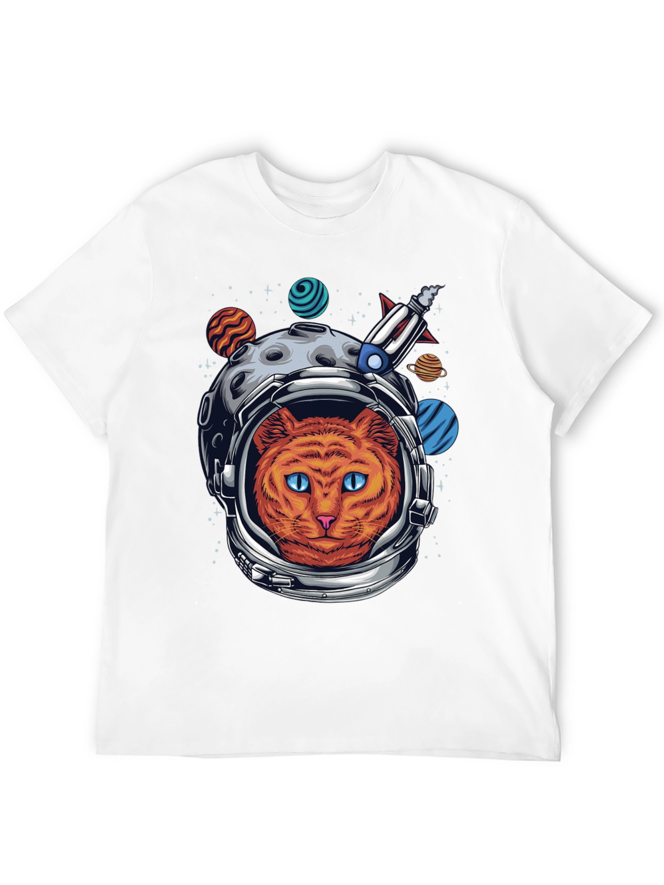 Black Cat Astronaut Graphic Tee view 12