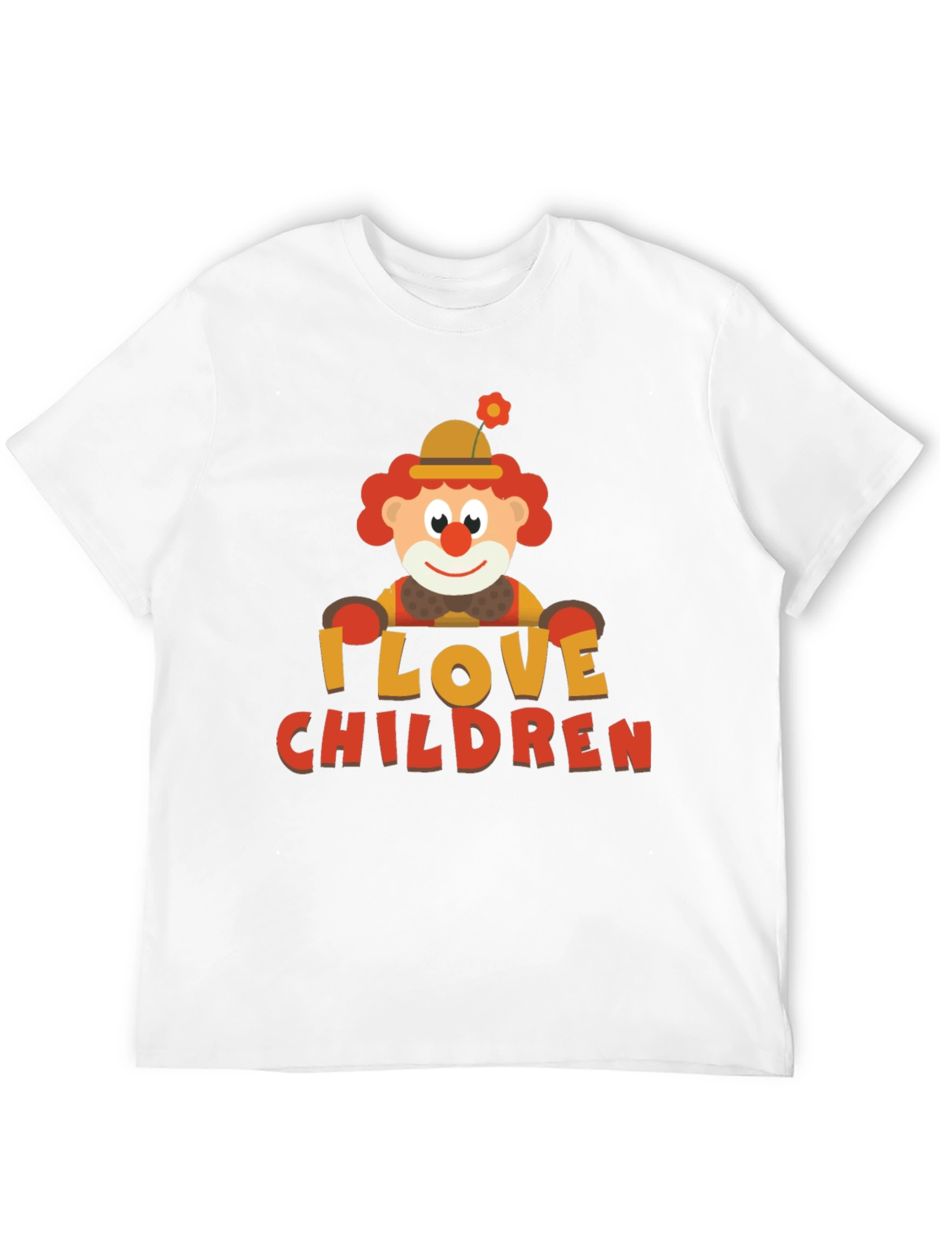 Black I Love Children Clown Graphic Tee - Black view 12