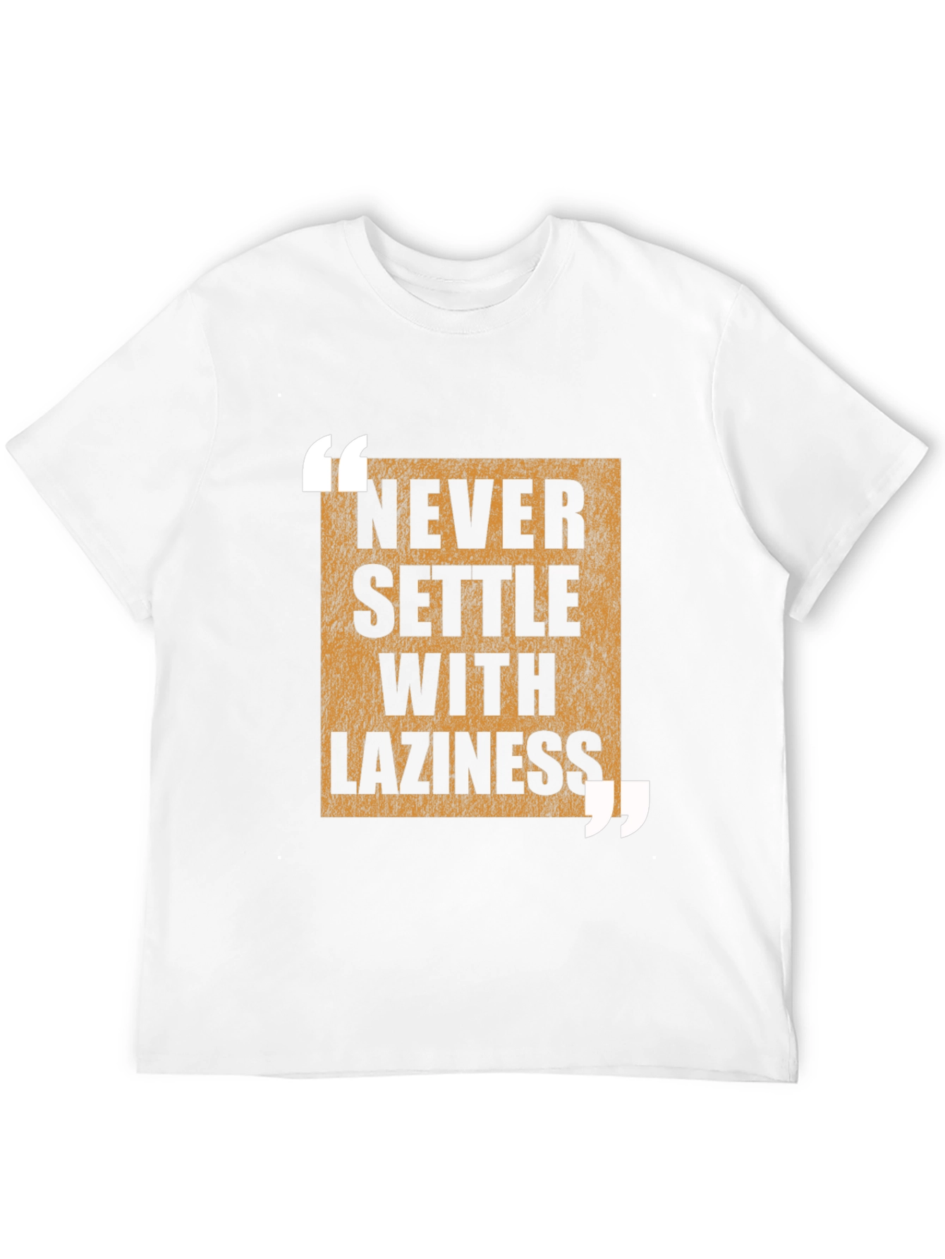 Black Never Settle with Laziness T-Shirt view 12