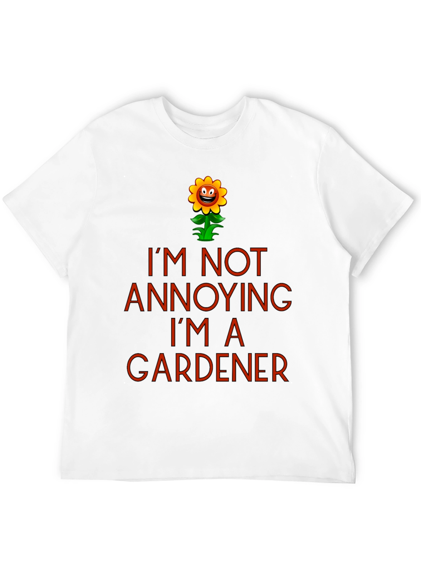 Black I'm Not Annoying I'm a Gardener T-Shirt view 12