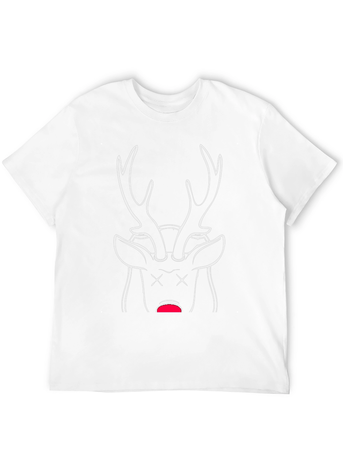 Black Dead Deer Graphic T-Shirt - Black view 12