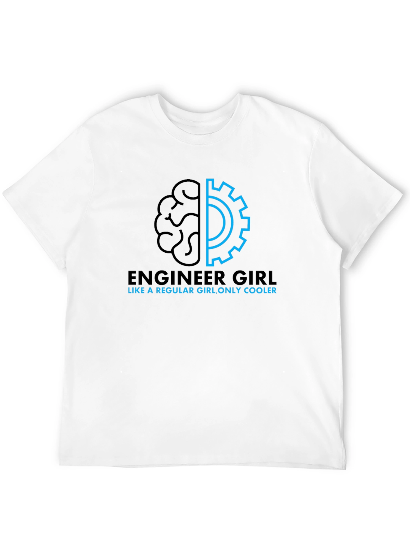 Black Engineer Girl T-Shirt: Cool, Smart & Unique Design view 12