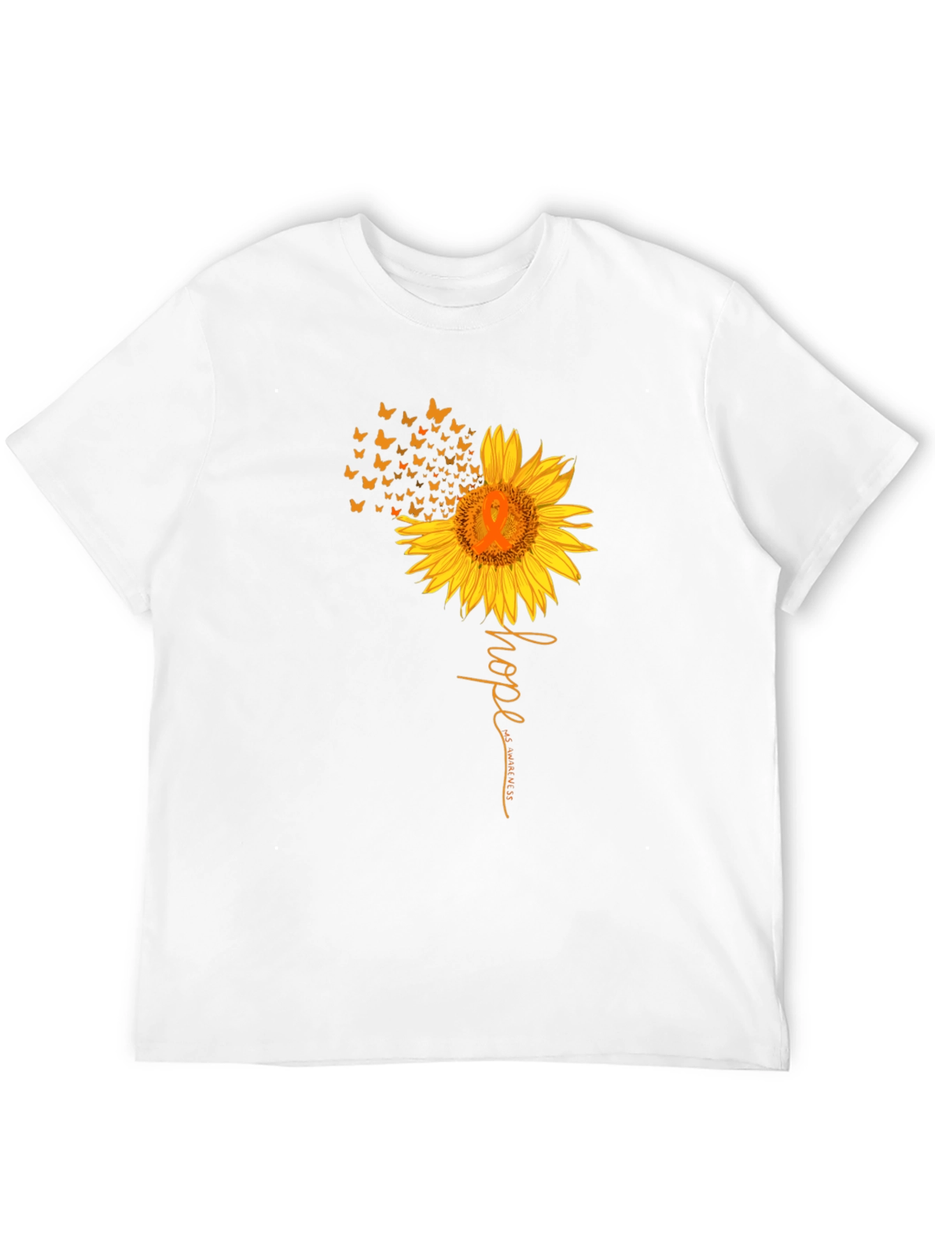 Black Hope Sunflower Awareness Graphic Tee view 12