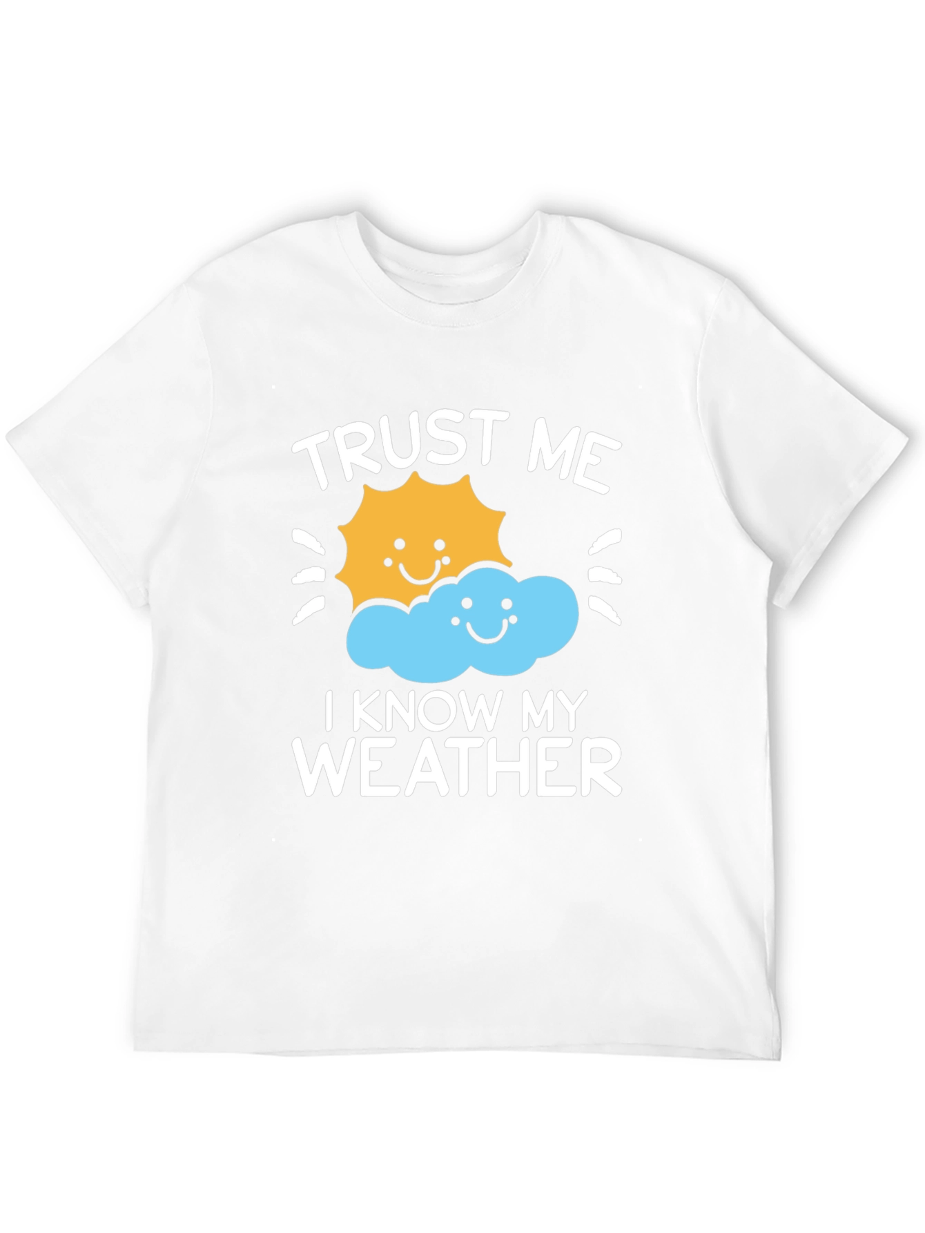 Black Trust Me, I Know My Weather Graphic Tee view 12