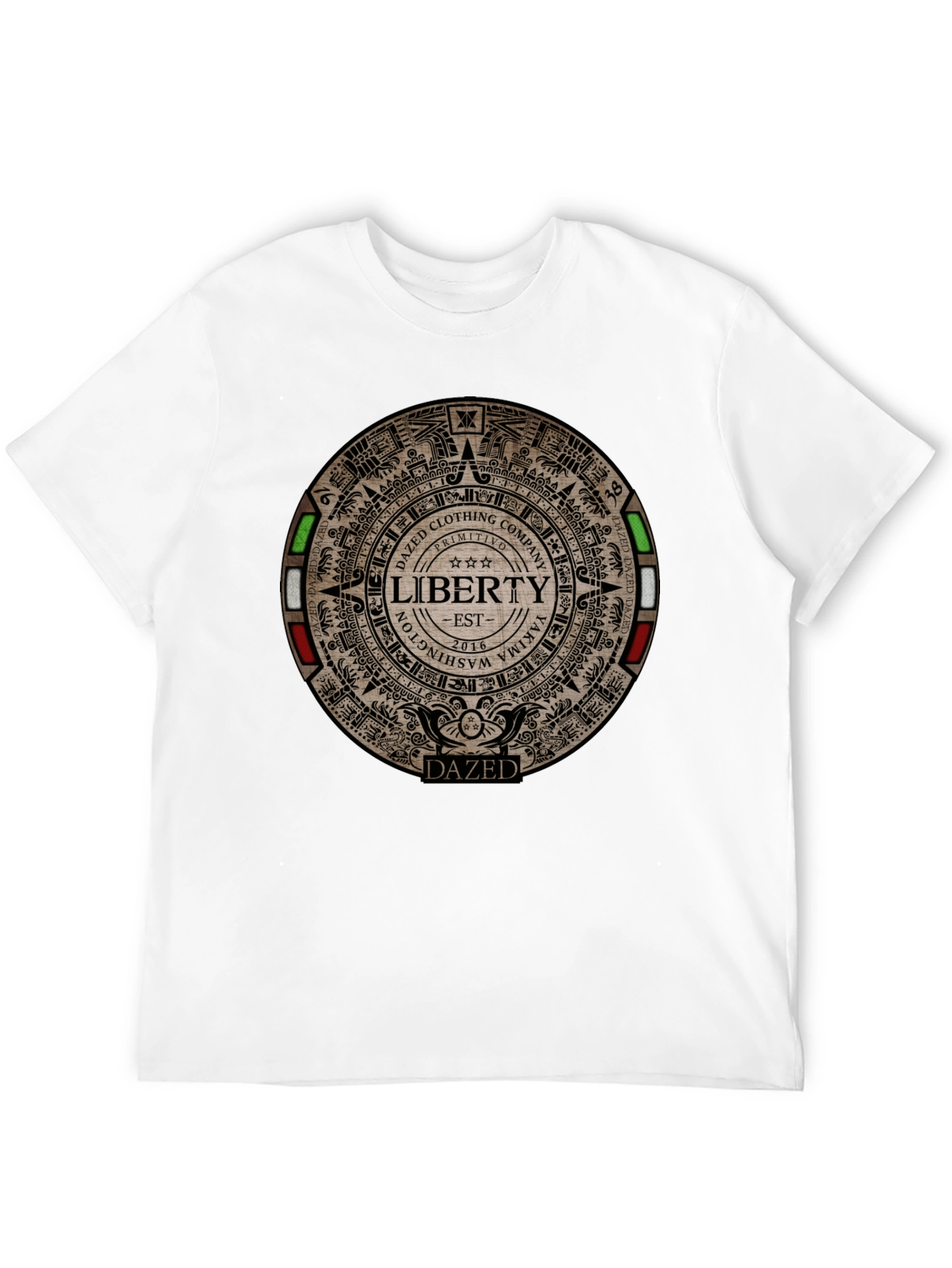 Black Dazed Clothing Liberty Aztec Graphic T-Shirt view 12