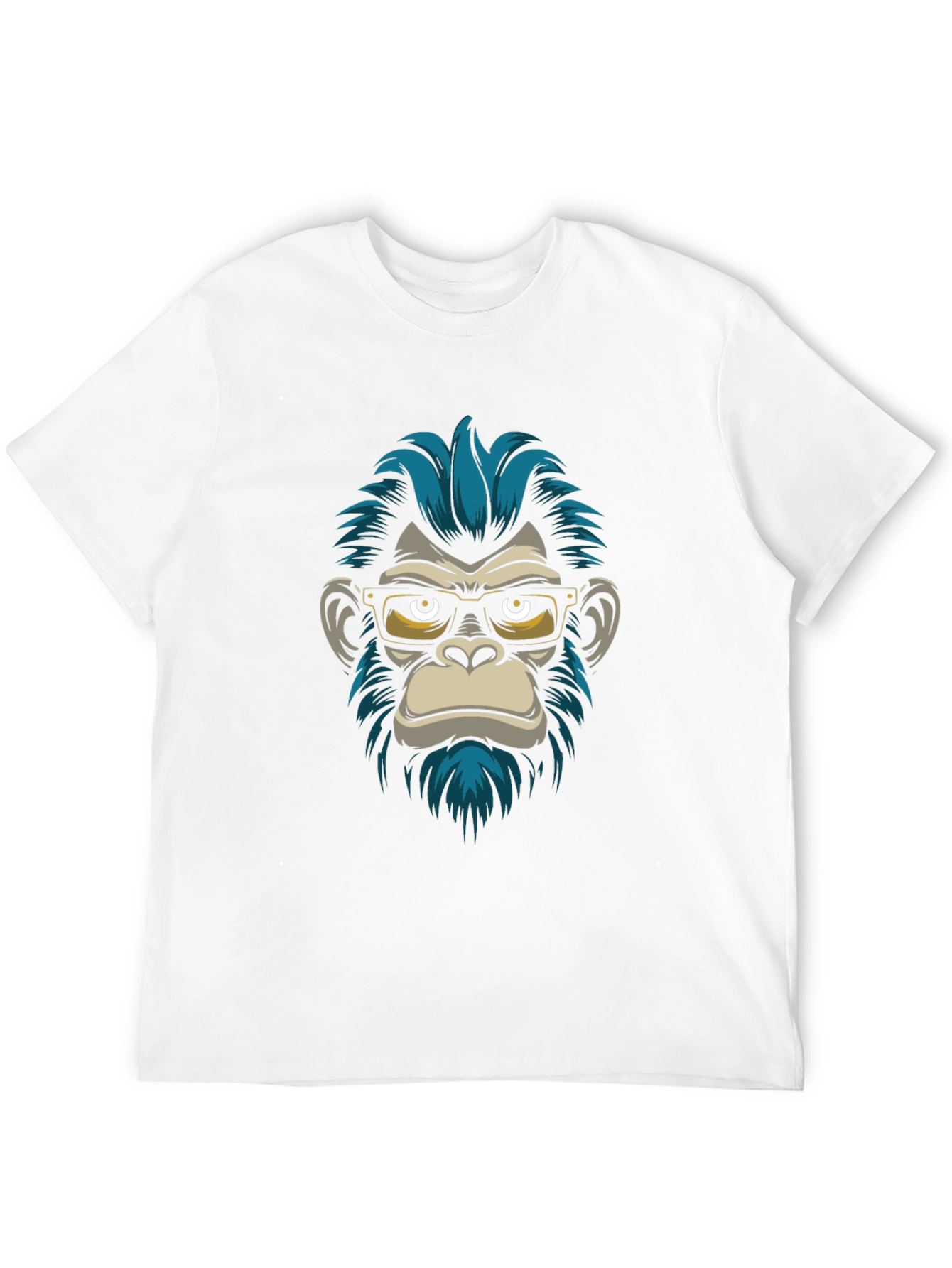 Black Cool Monkey Graphic T-Shirt - Black view 12