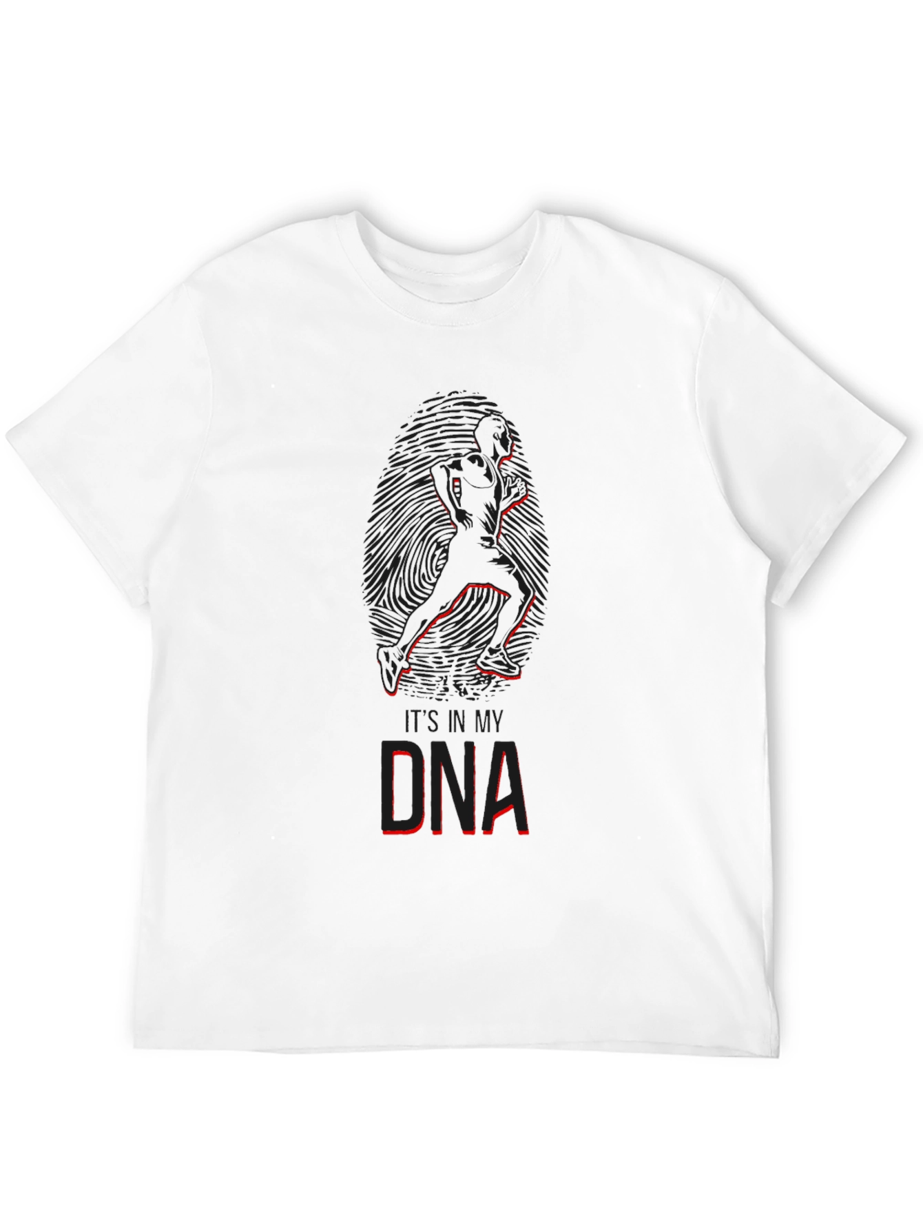 Black DNA Graphic Print Tee - Stylish Casual Wear view 12