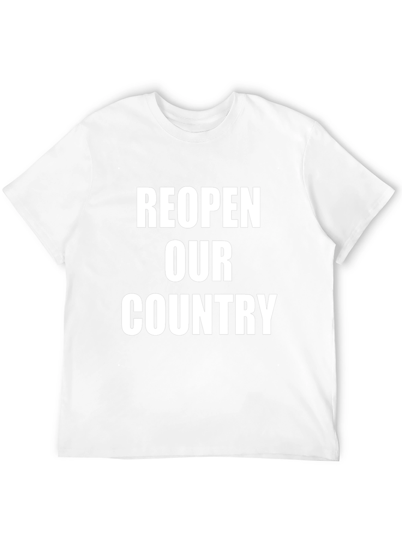 Black Reopen Our Country Graphic Tee - Black view 12