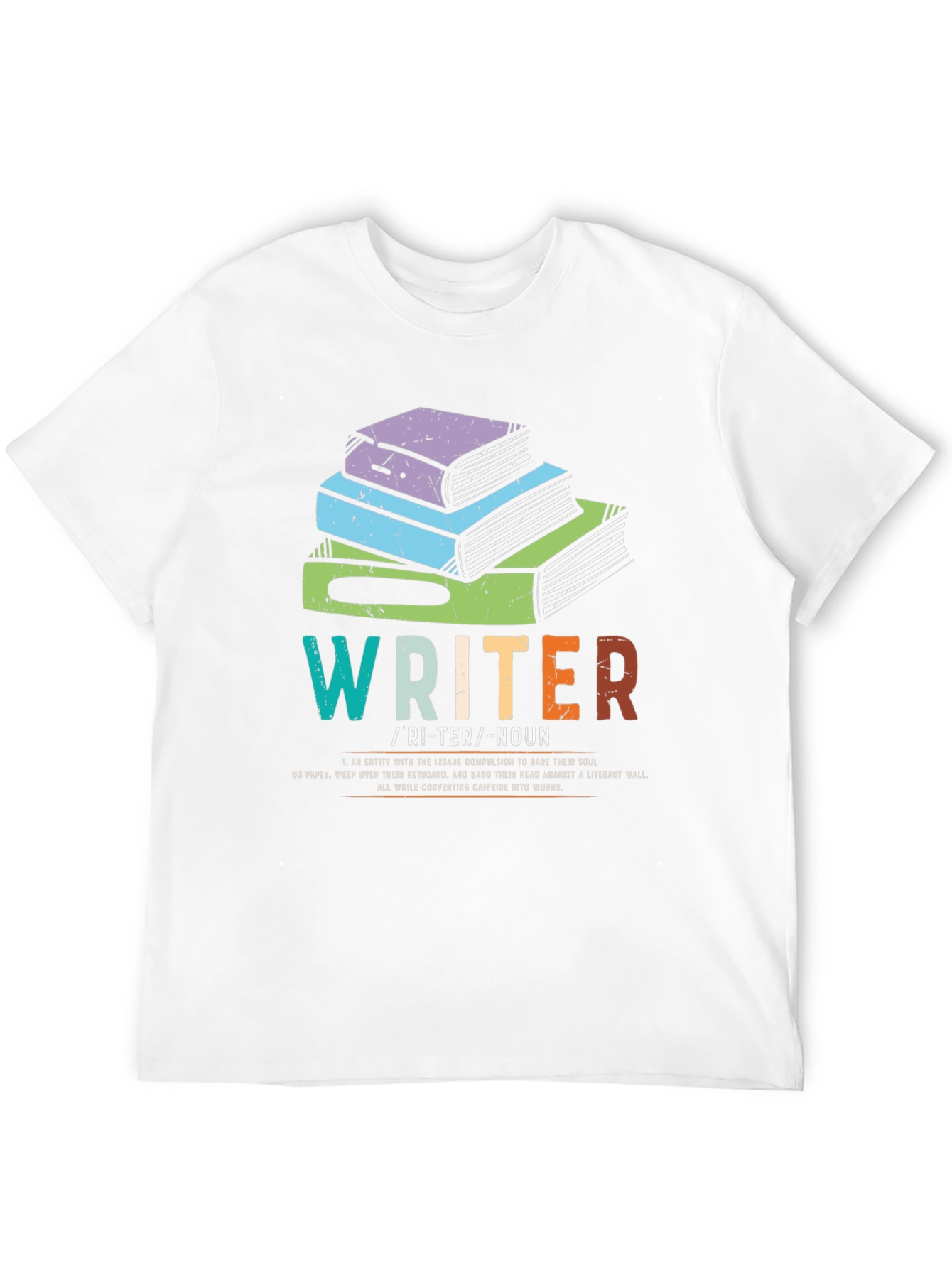 Black Writer Definition T-Shirt - Book Lover Apparel view 12