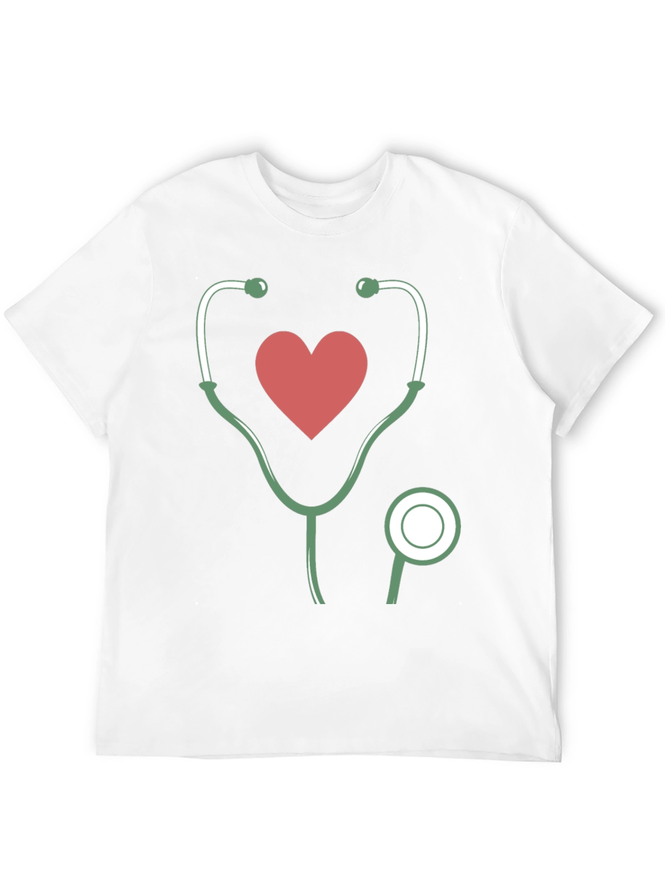 Black Heartbeat Stethoscope Graphic Tee view 12