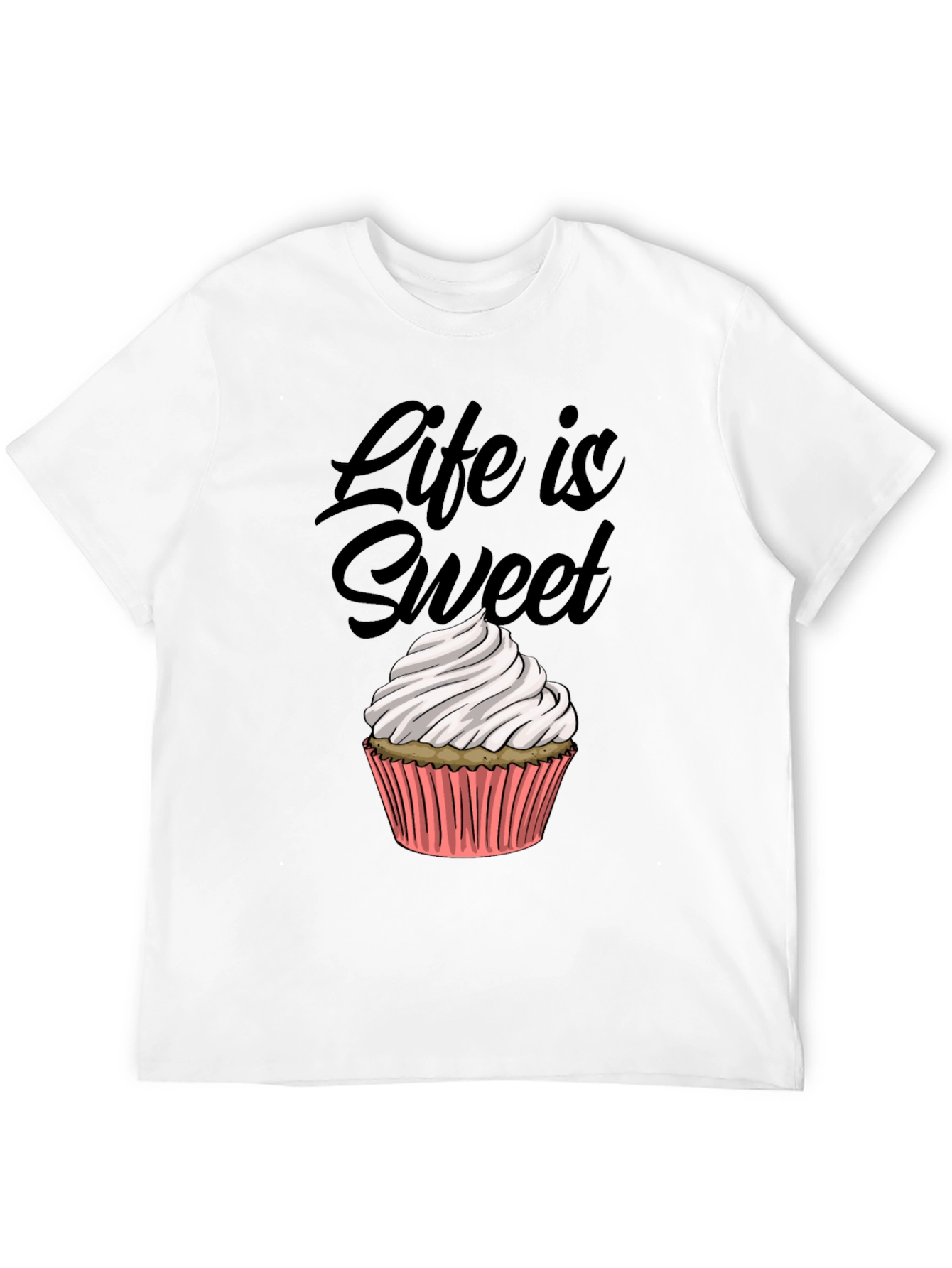 Black Life is Sweet Cupcake Graphic Tee view 12