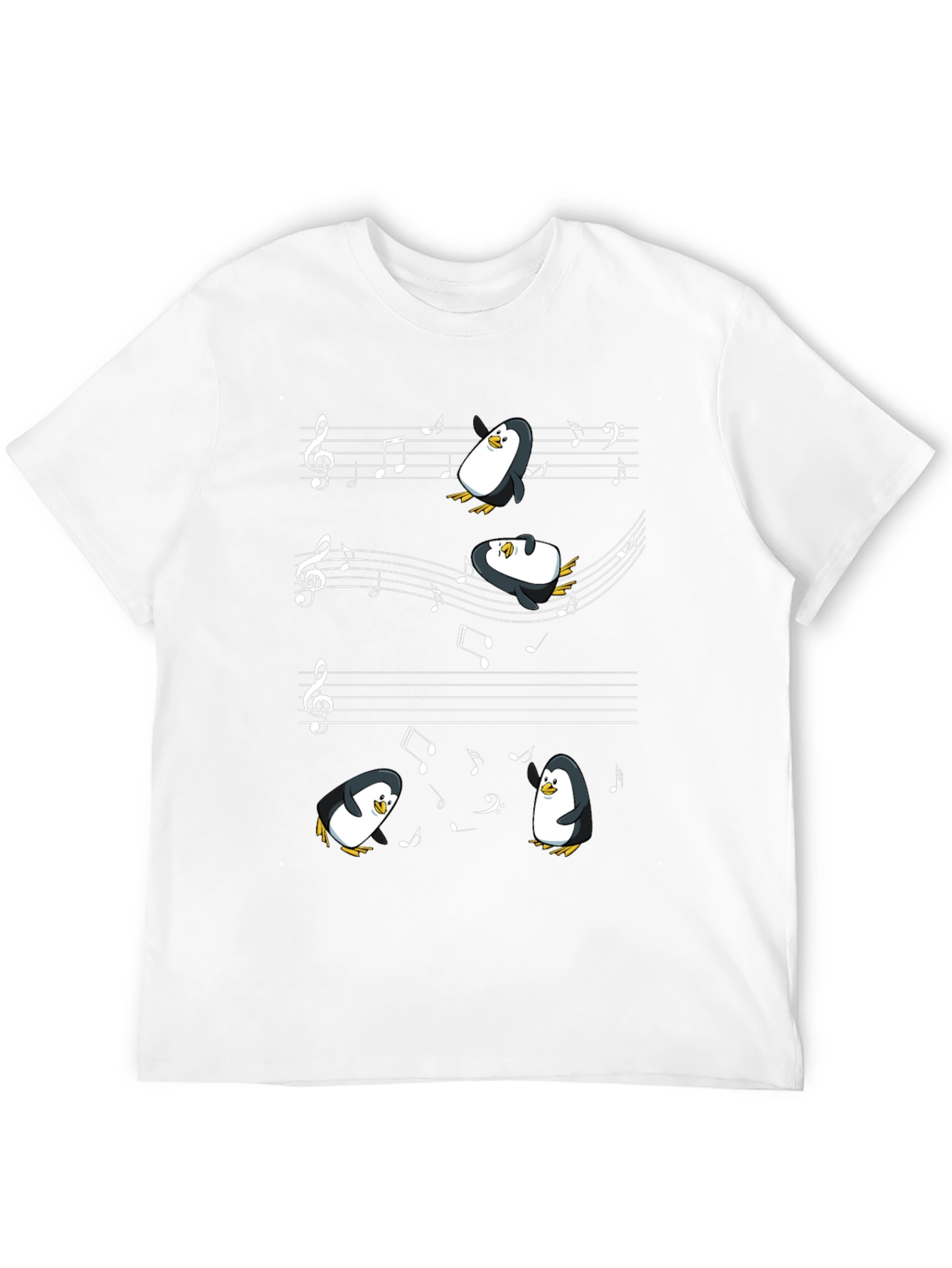 Black Musical Penguins T-Shirt view 12