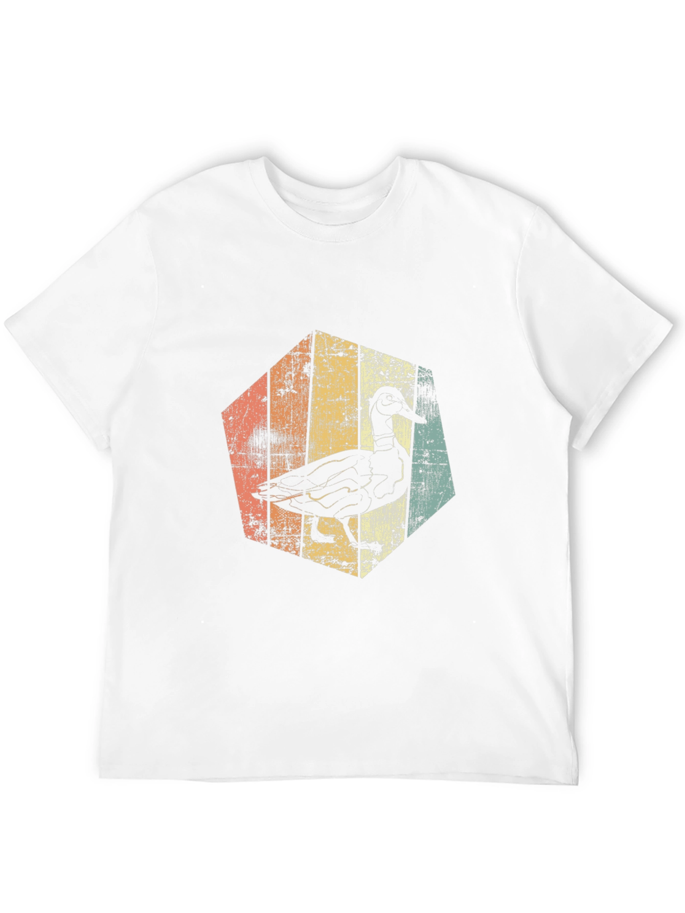 Black Vintage Duck Graphic Tee view 12