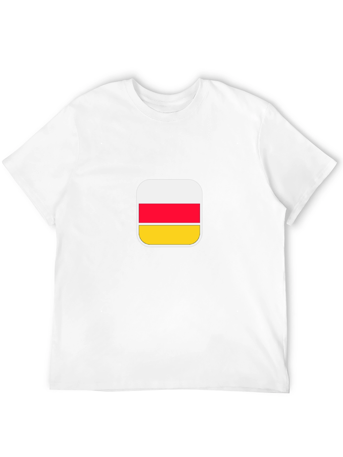 South Ossetia Flag Graphic Tee - Black - 12