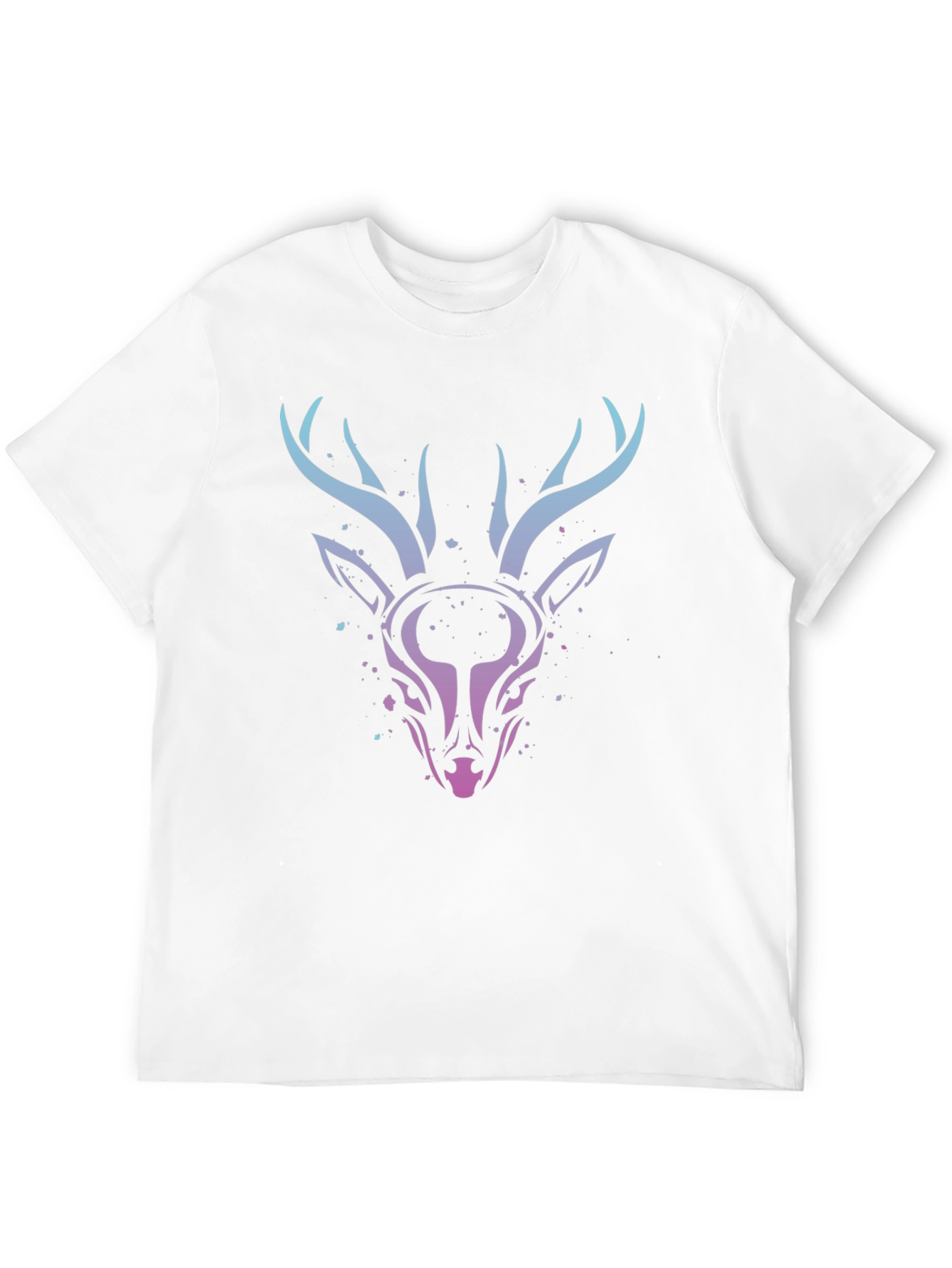 Black Deer Graphic Black T-Shirt view 12
