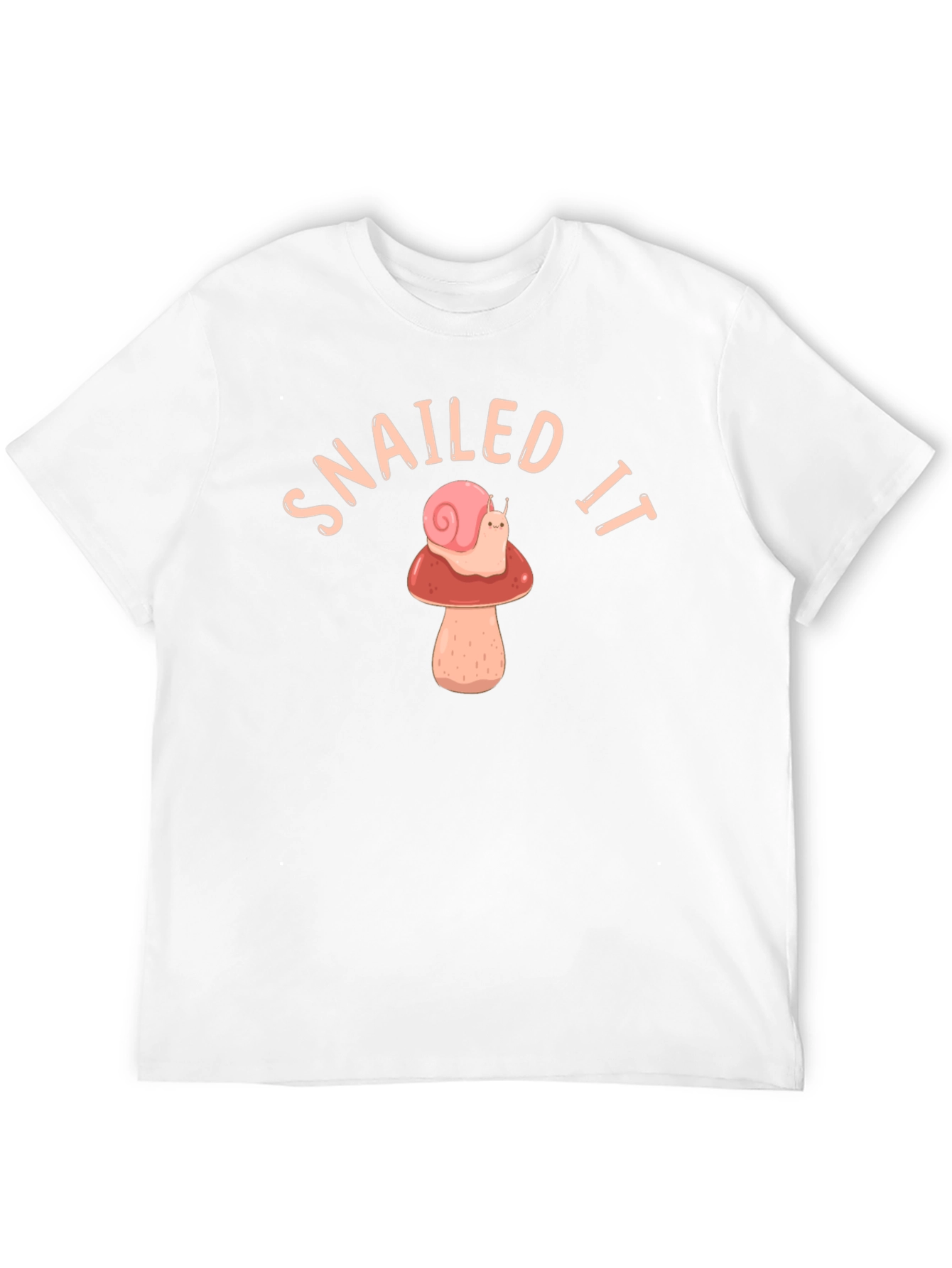 Black Snailed It T-Shirt - Snail Mushroom Graphic Tee view 12