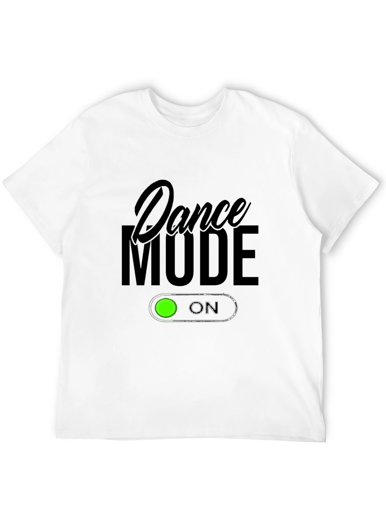 Black Dance Mode On Black T-Shirt view 12