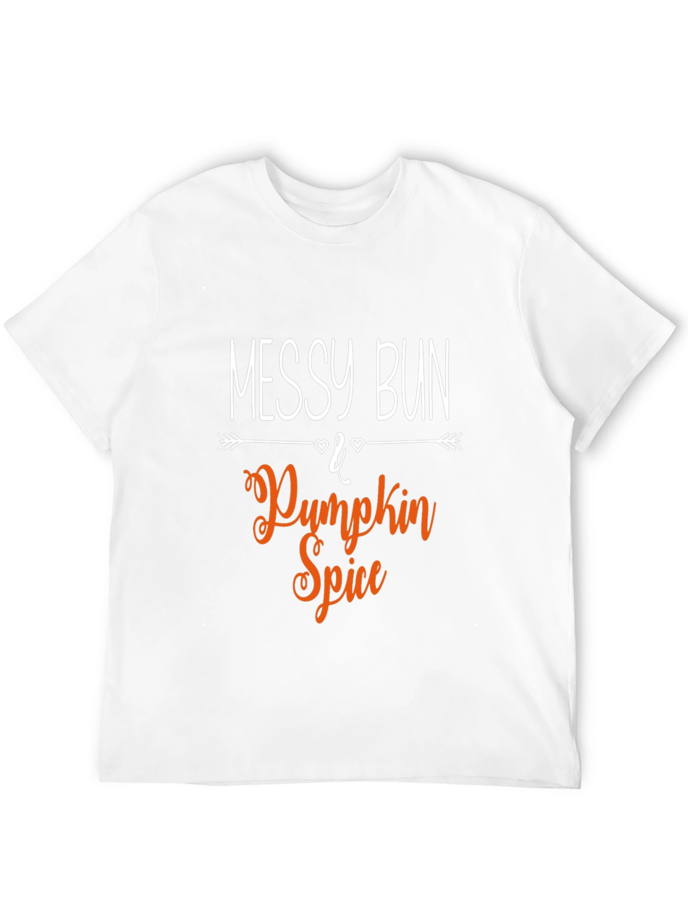 Black Messy Bun Pumpkin Spice T-Shirt - Fall Fashion view 12