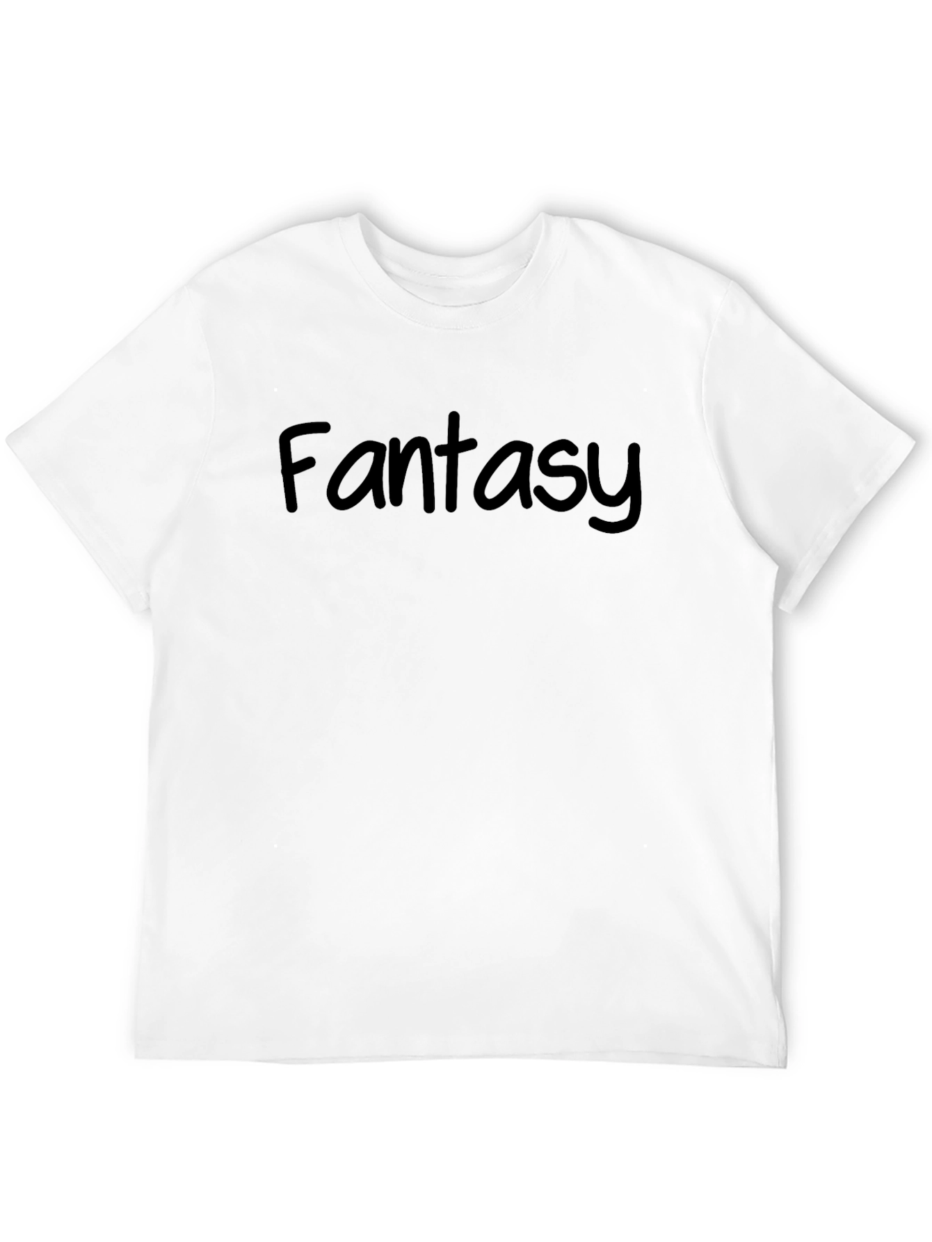 Black Fantasy T-Shirt: Classic Crew Neck view 12