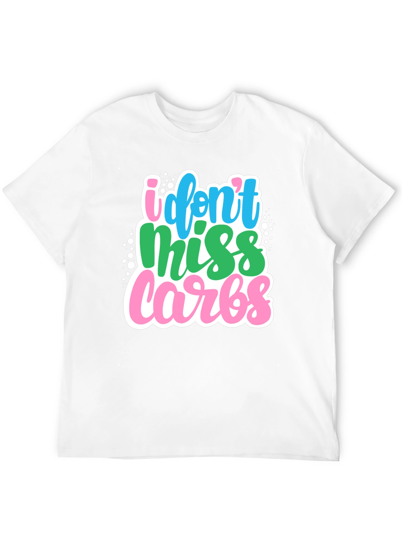 Black I Don't Miss Carbs Graphic Tee view 12