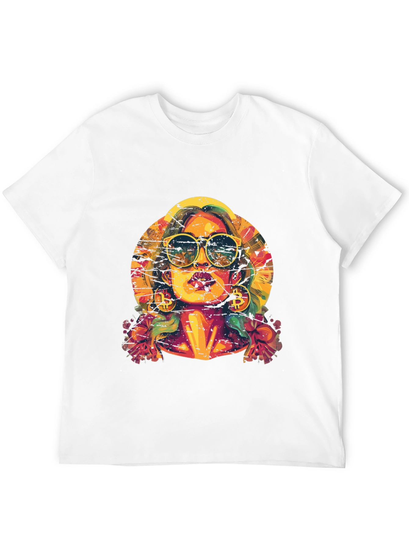 Black Bitcoin Babe Graphic Tee - Crypto Fashion view 12