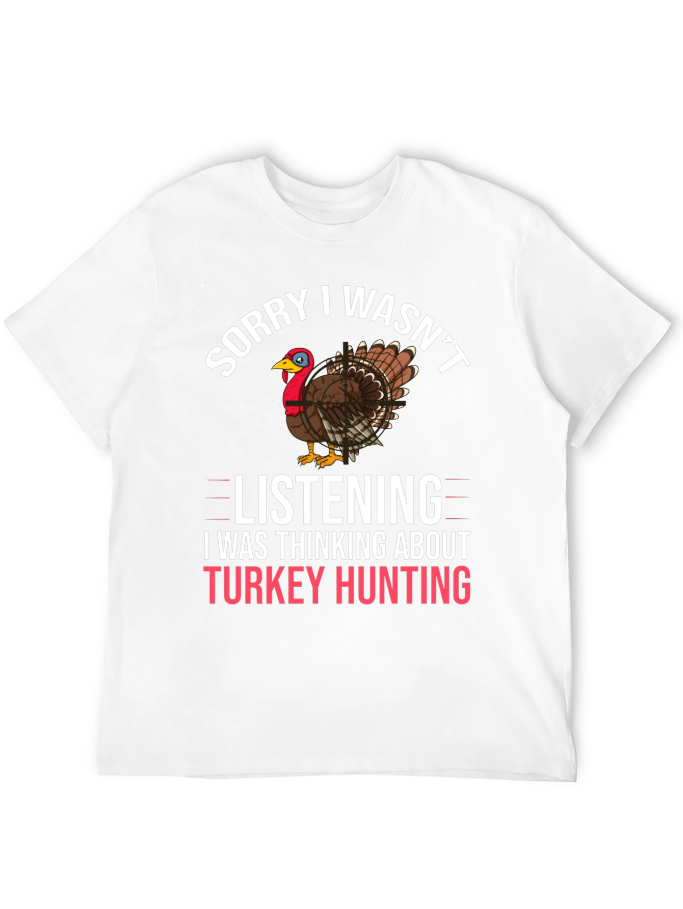 Black Turkey Hunting Graphic T-Shirt view 12