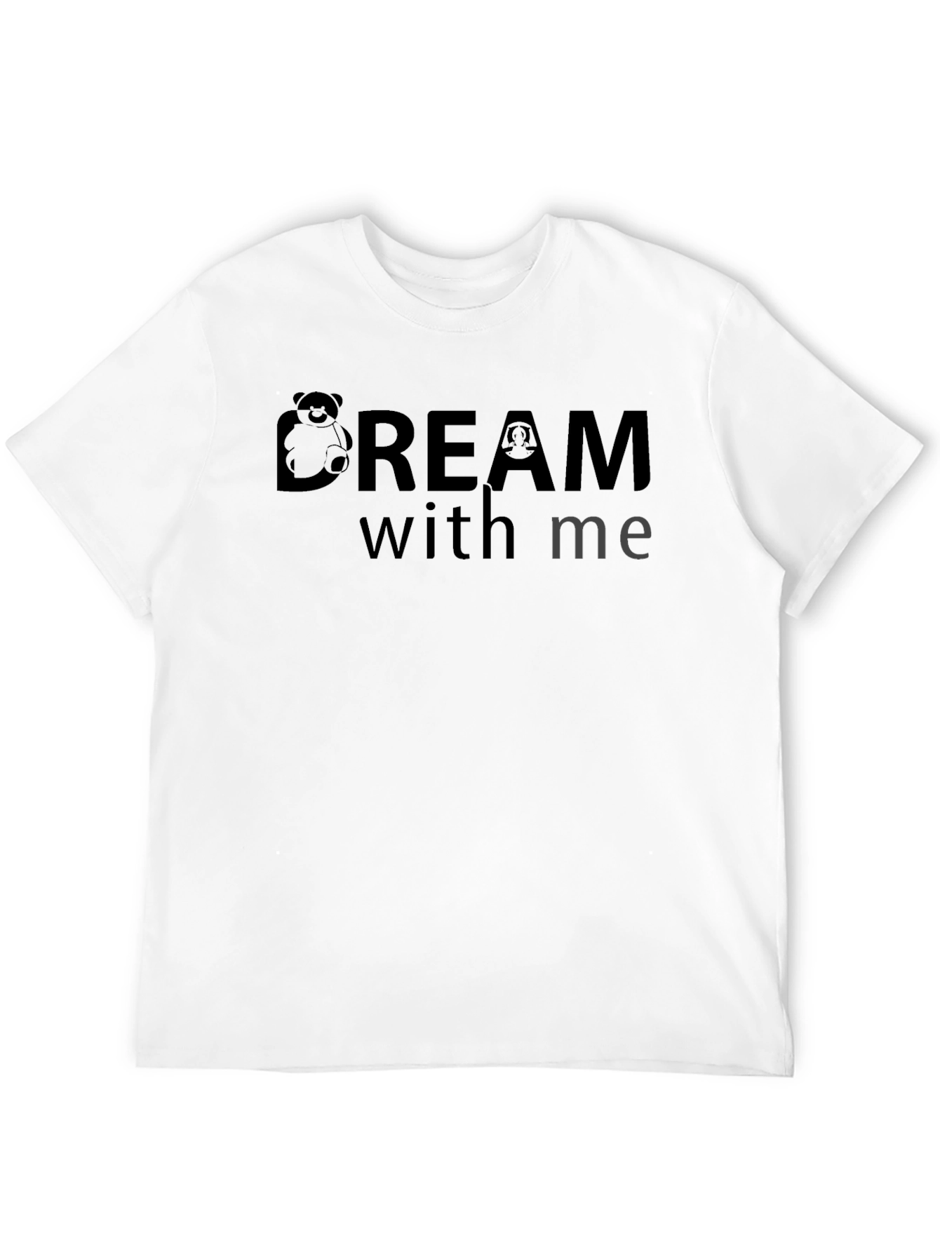 Black Dream With Me Graphic T-Shirt - Soft Cotton Blend view 12