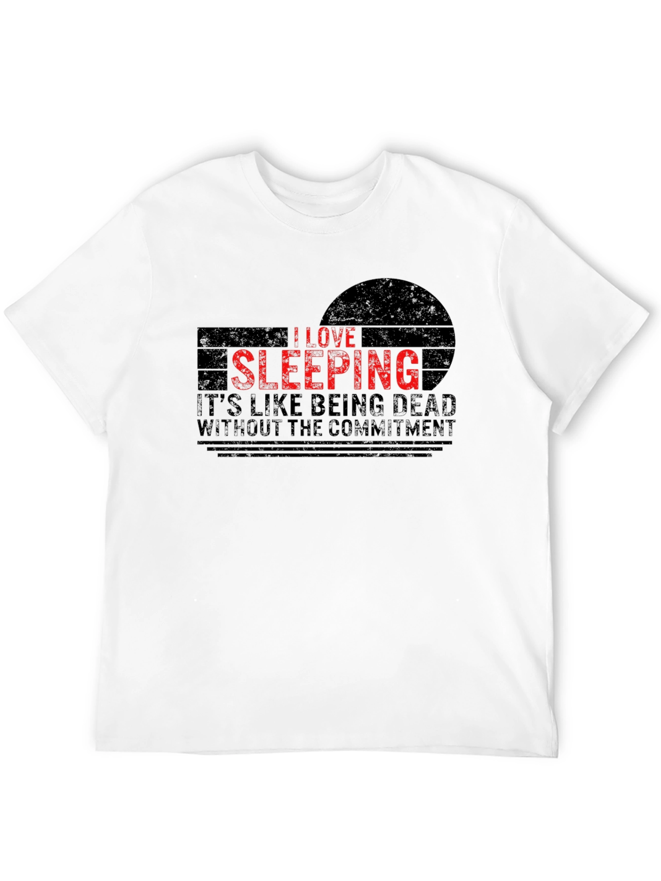 I Love Sleeping T-Shirt - Funny Graphic Tee - 12