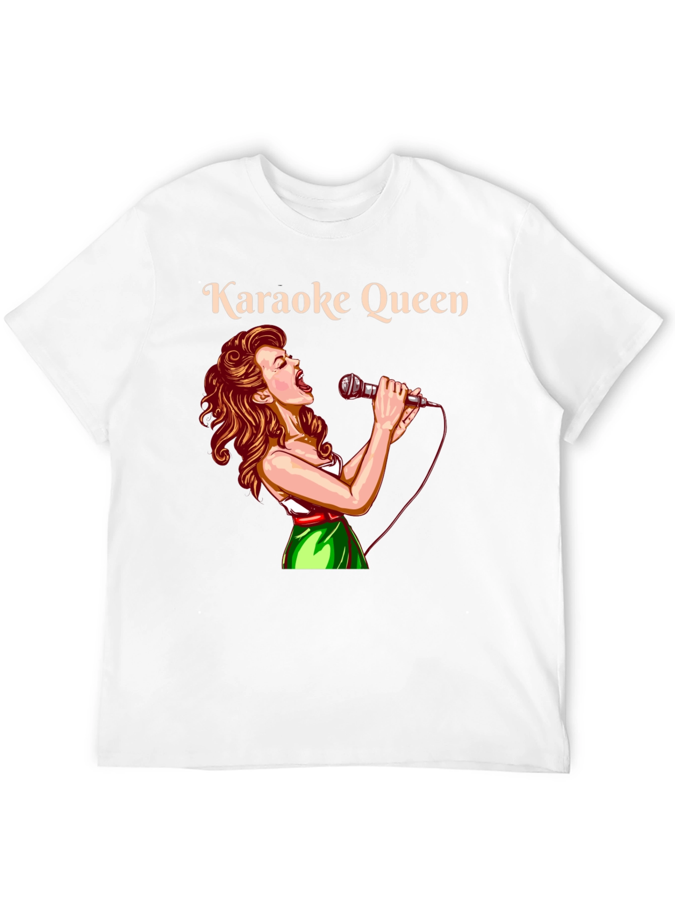 Black Karaoke Queen Graphic T-Shirt view 12