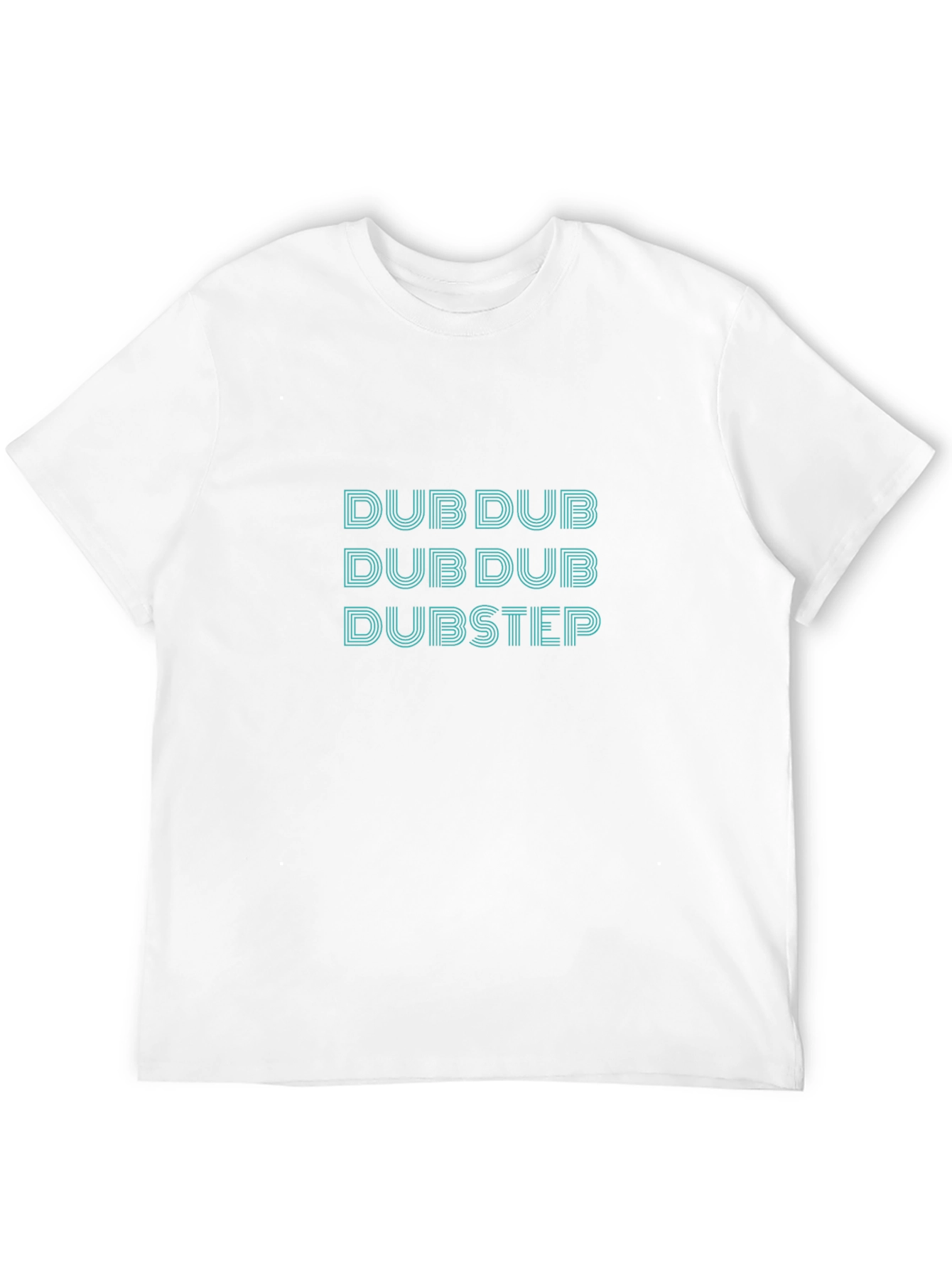 Black Dubstep Graphic Print Black T-Shirt view 12