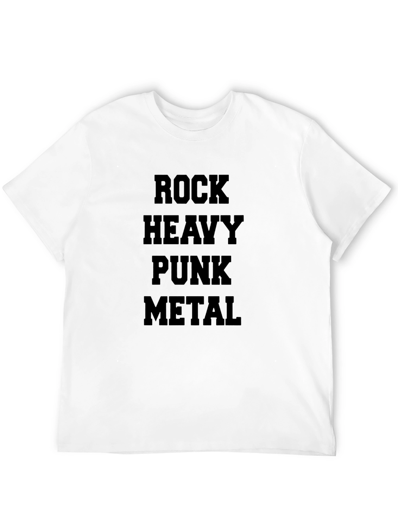Black Rock Heavy Punk Metal Black T-Shirt view 12