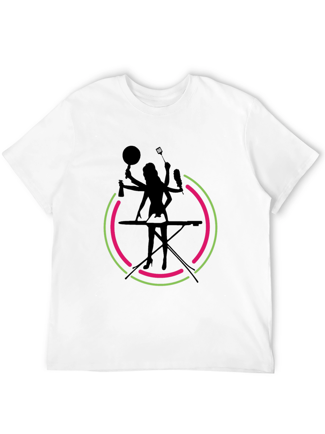 Black Multi-Tasking Diva Graphic Tee - Black T-Shirt view 12
