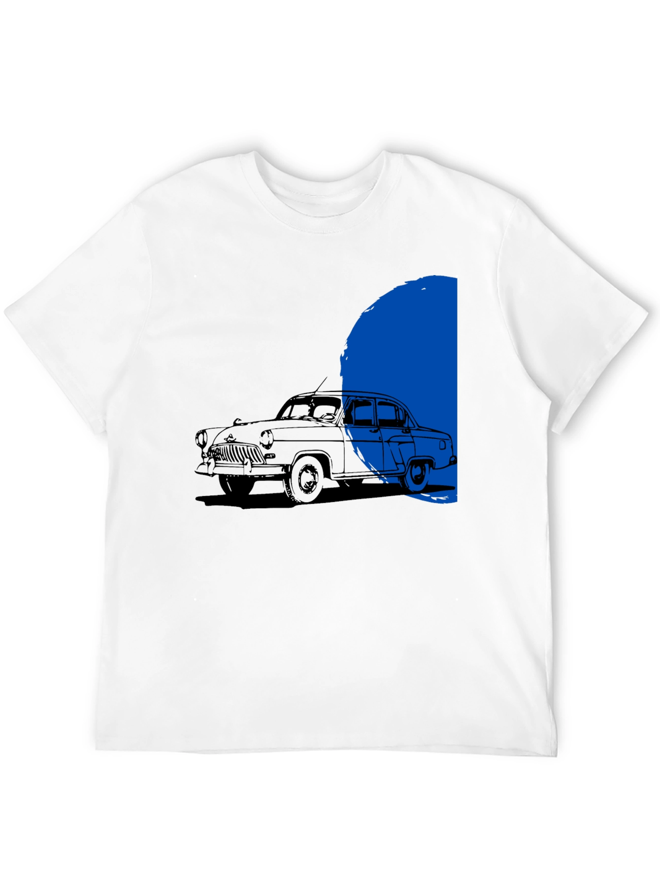 Black Classic Car T-Shirt - Retro Auto Design view 12