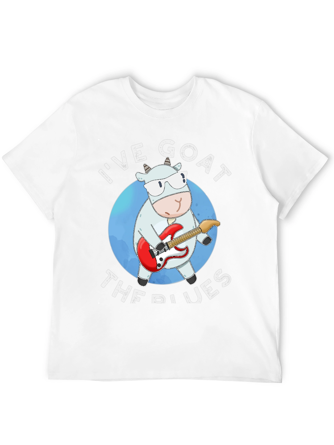 Black I've Goat the Blues T-Shirt view 12