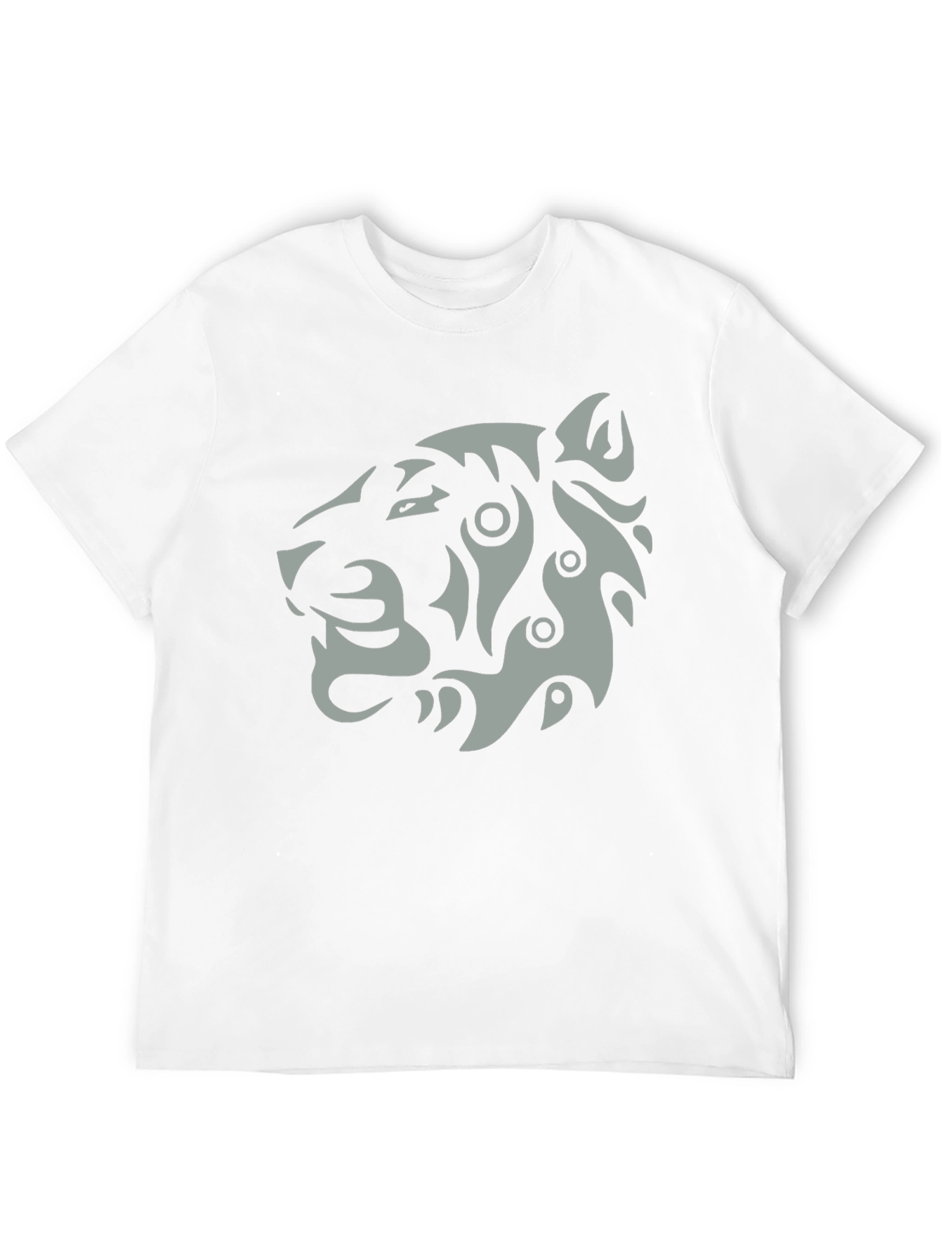 Black Tribal Tiger Graphic T-Shirt - Stylish Men's Tee view 12