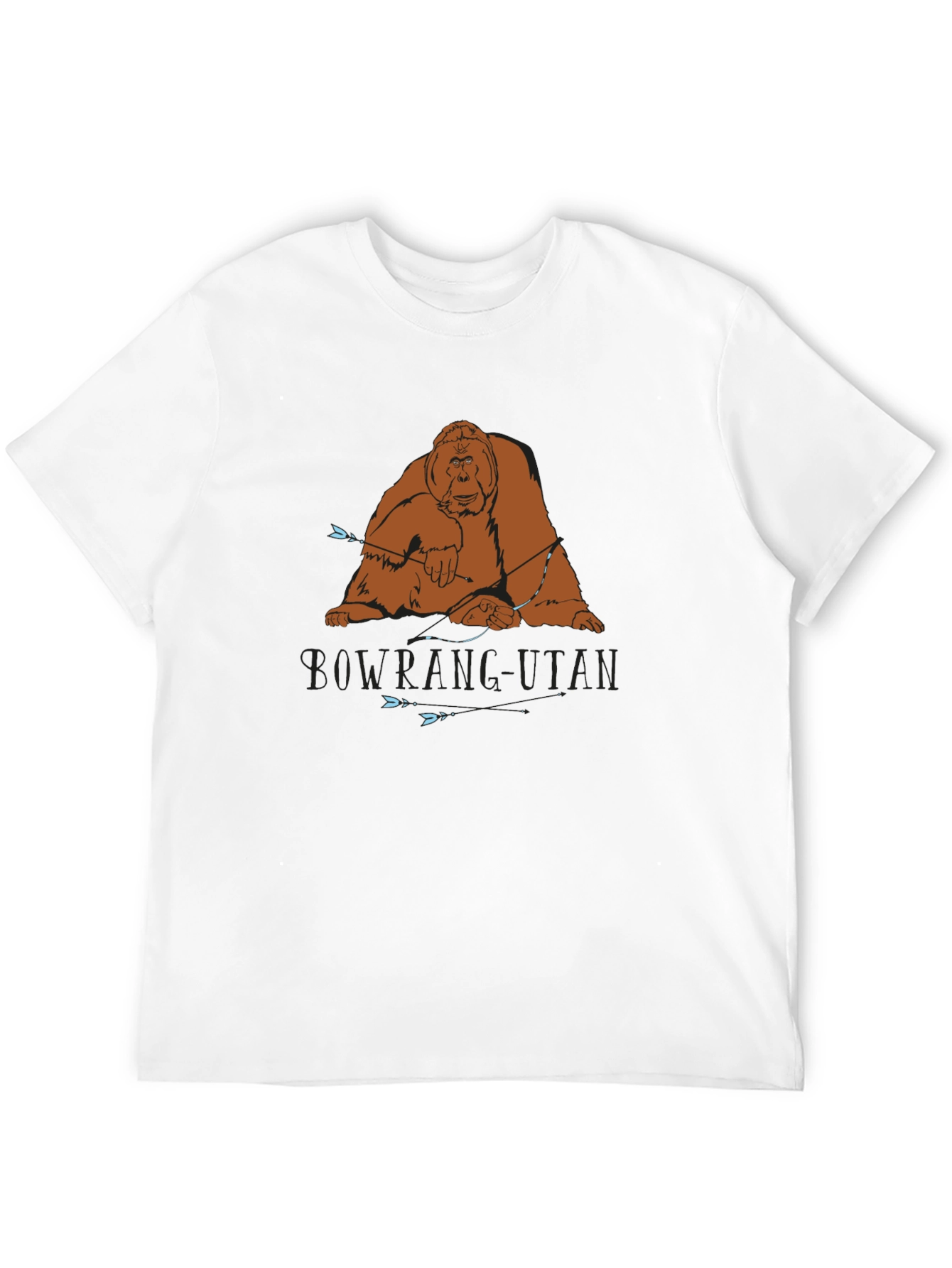 Black Orangutan Graphic Tee - Black view 12